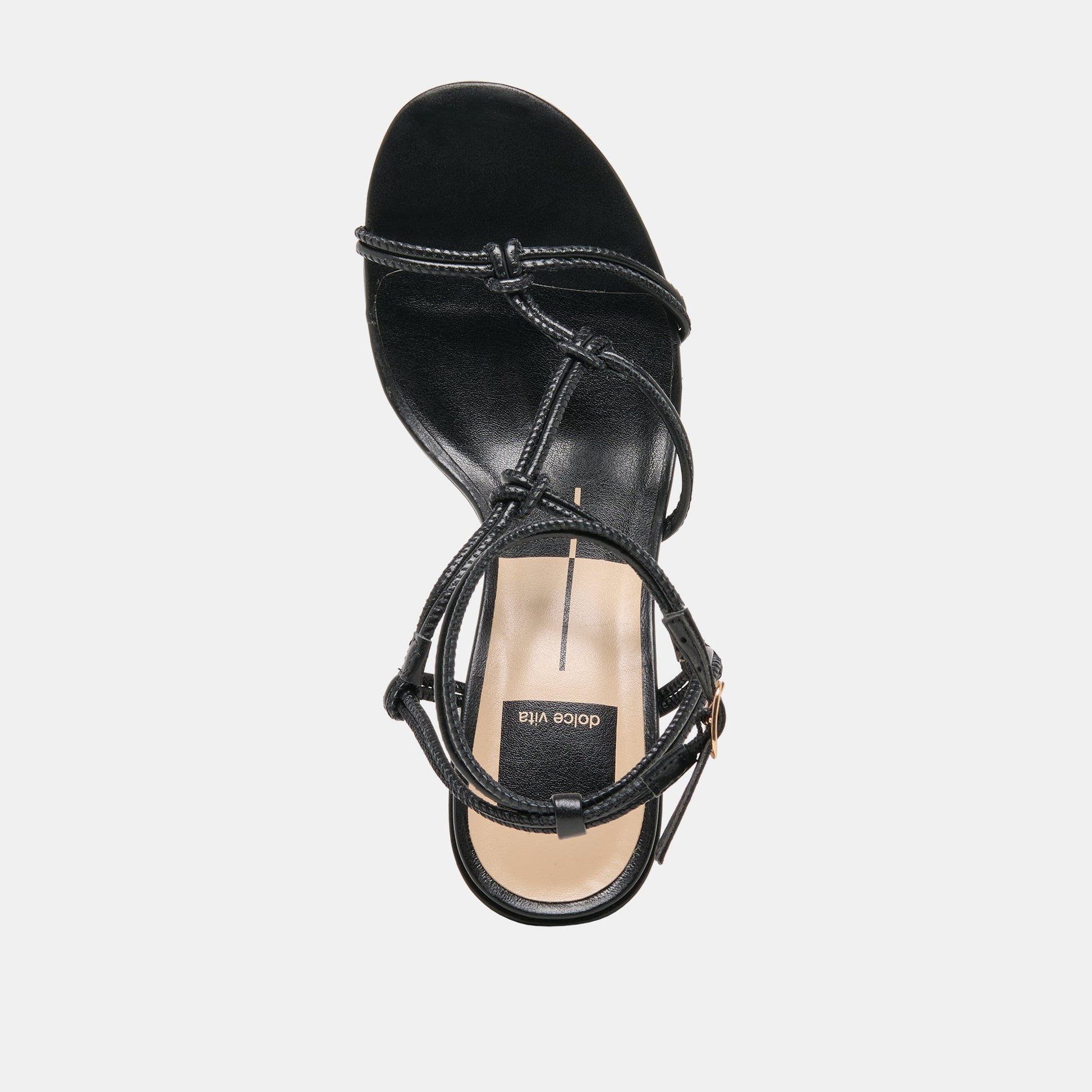 Fizzy Black Leather Heels Dolce Vita New