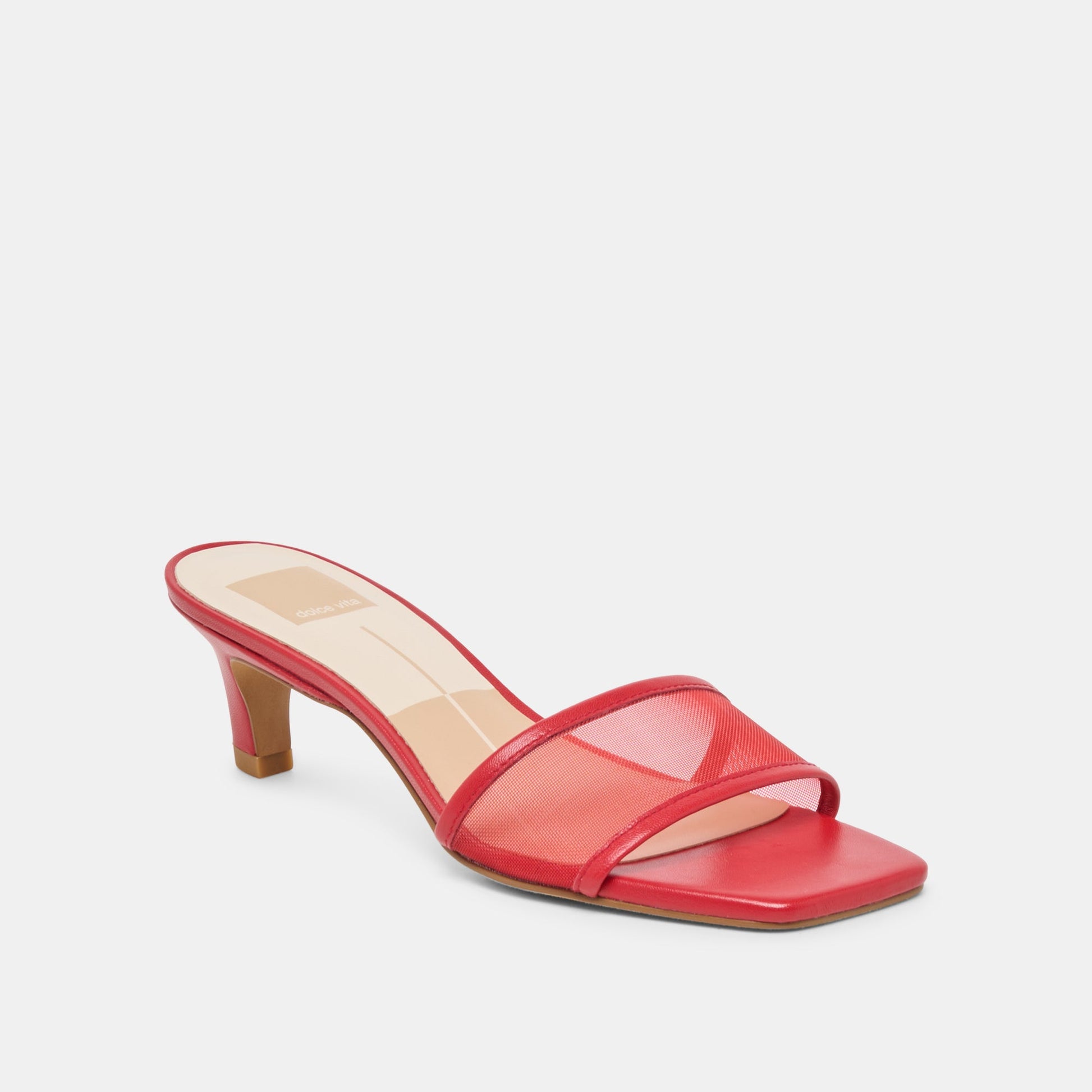 Rexa Mesh Cherry Mesh Heels Dolce Vita Outlet