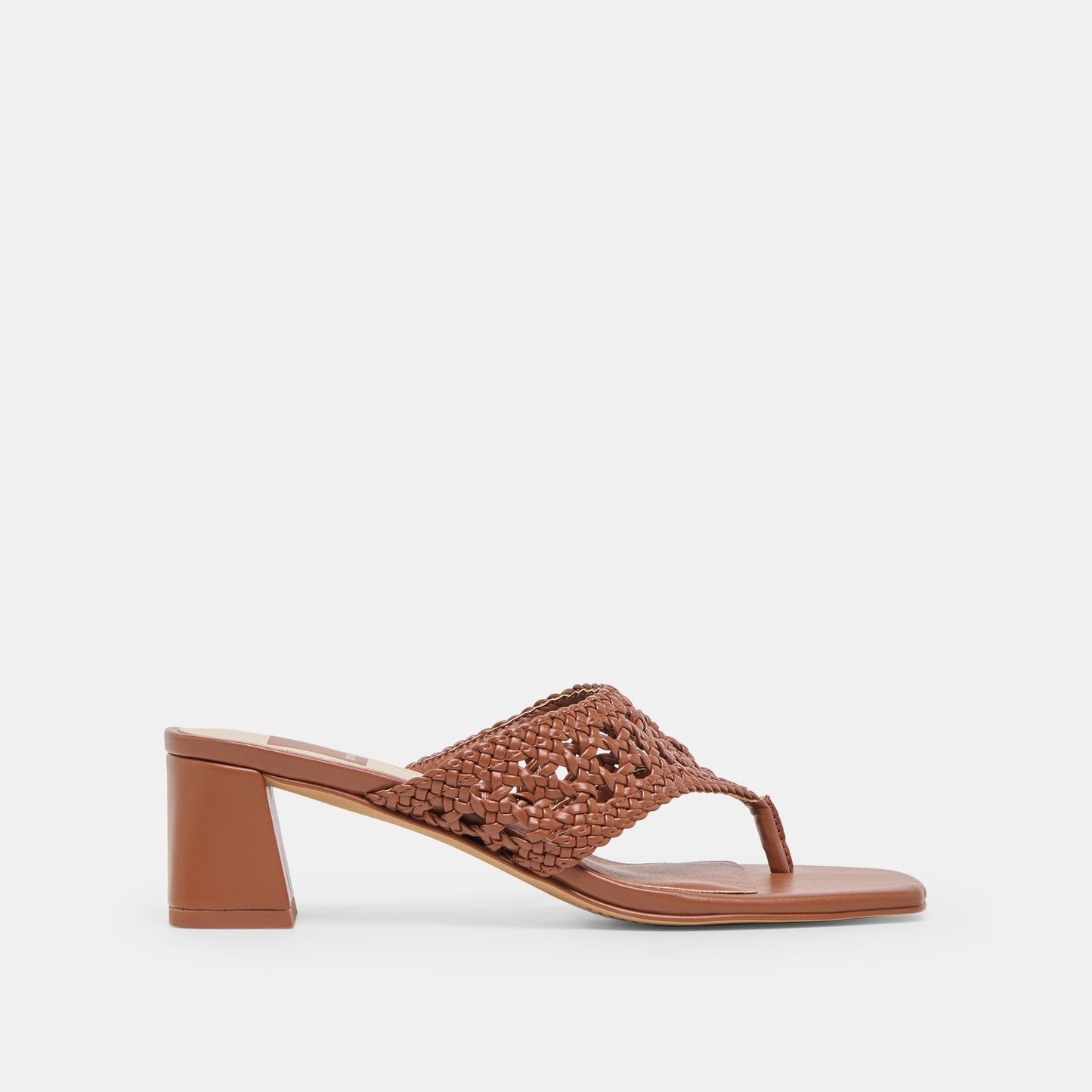 Barlo Cognac Woven Stella Heels Dolce Vita For sale