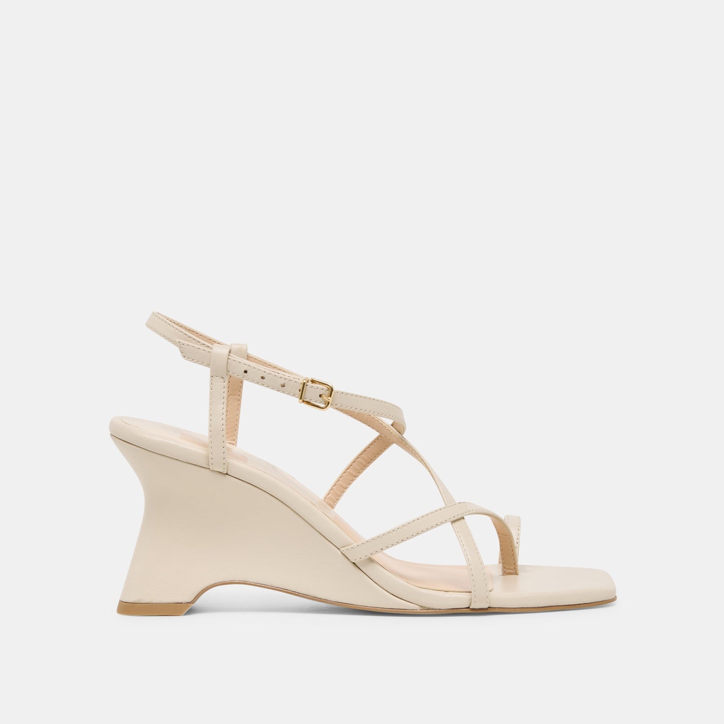 Aylee Cream Leather Wedges Dolce Vita us