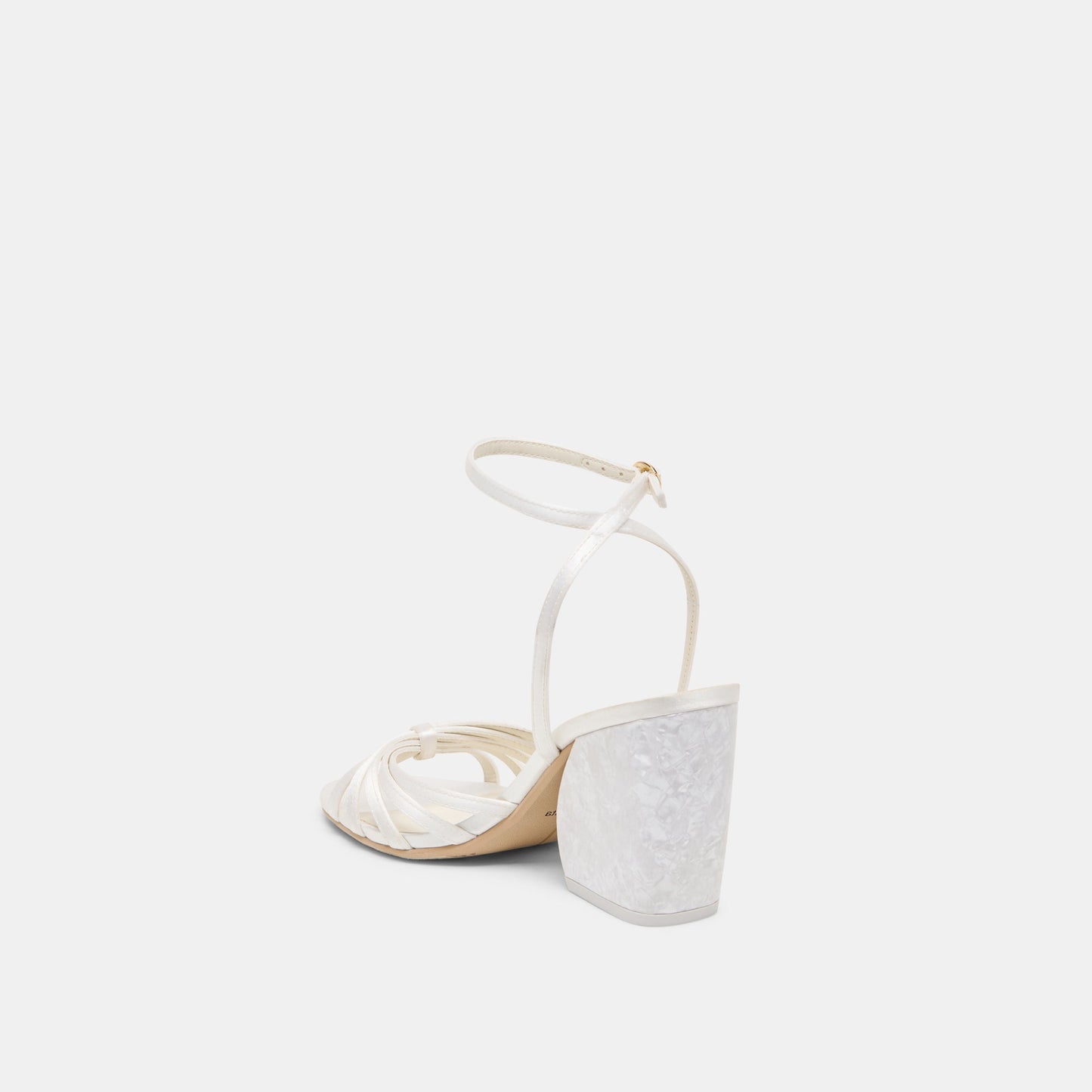 Ronica True White Satin Heels Dolce Vita New