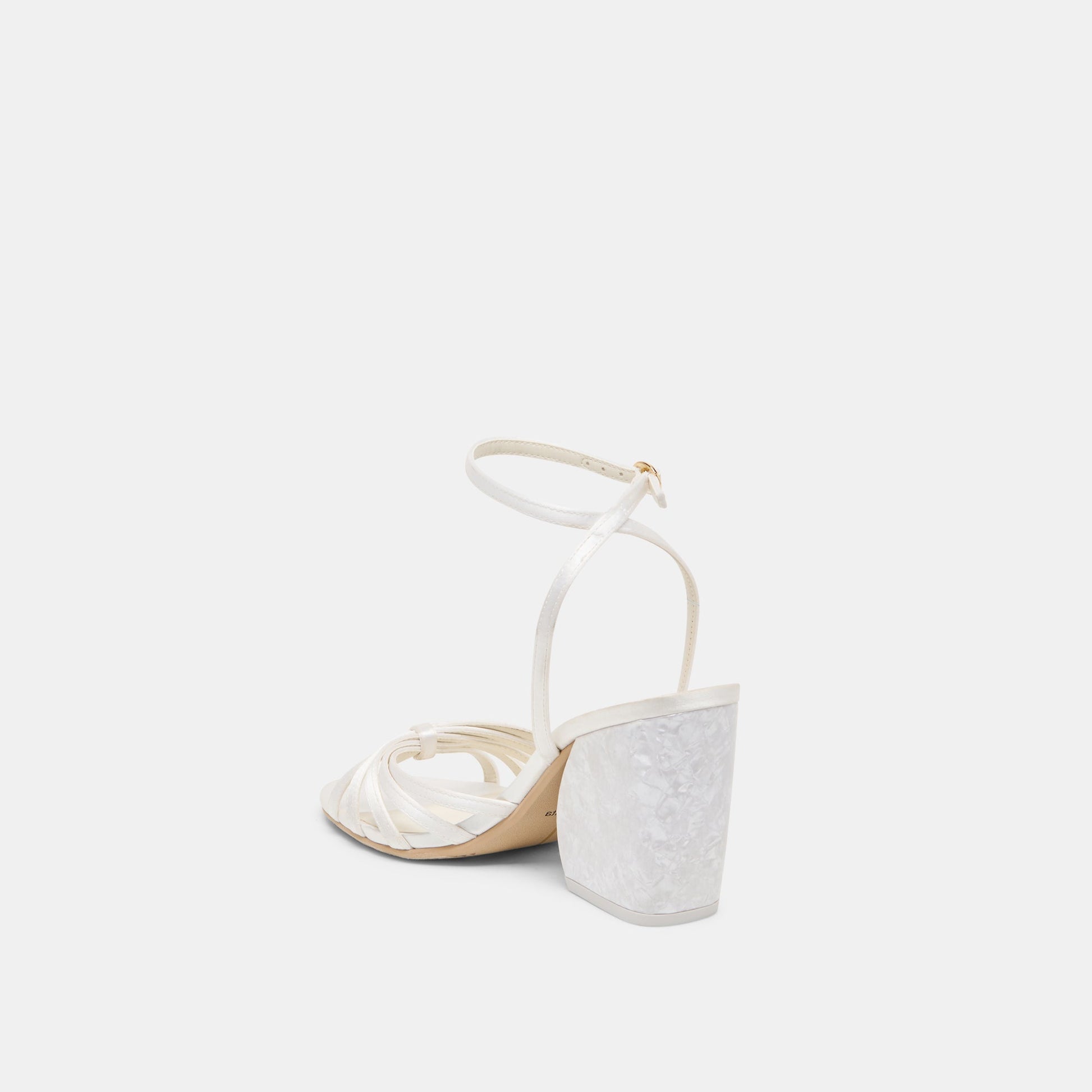 Ronica True White Satin Heels Dolce Vita New