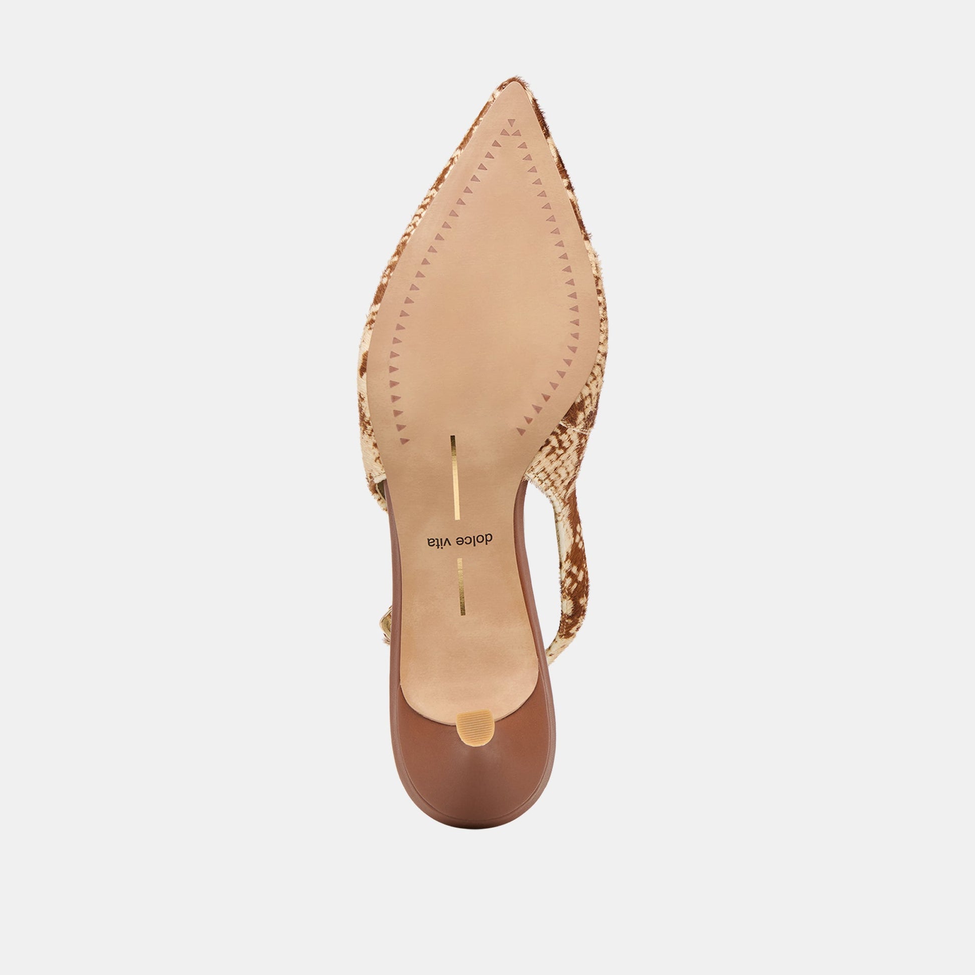 Alenna Brown Snake Calf Hair Heels Dolce Vita Discount