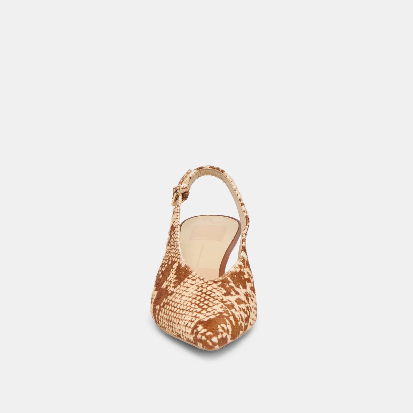 Alenna Brown Snake Calf Hair Heels Dolce Vita Discount