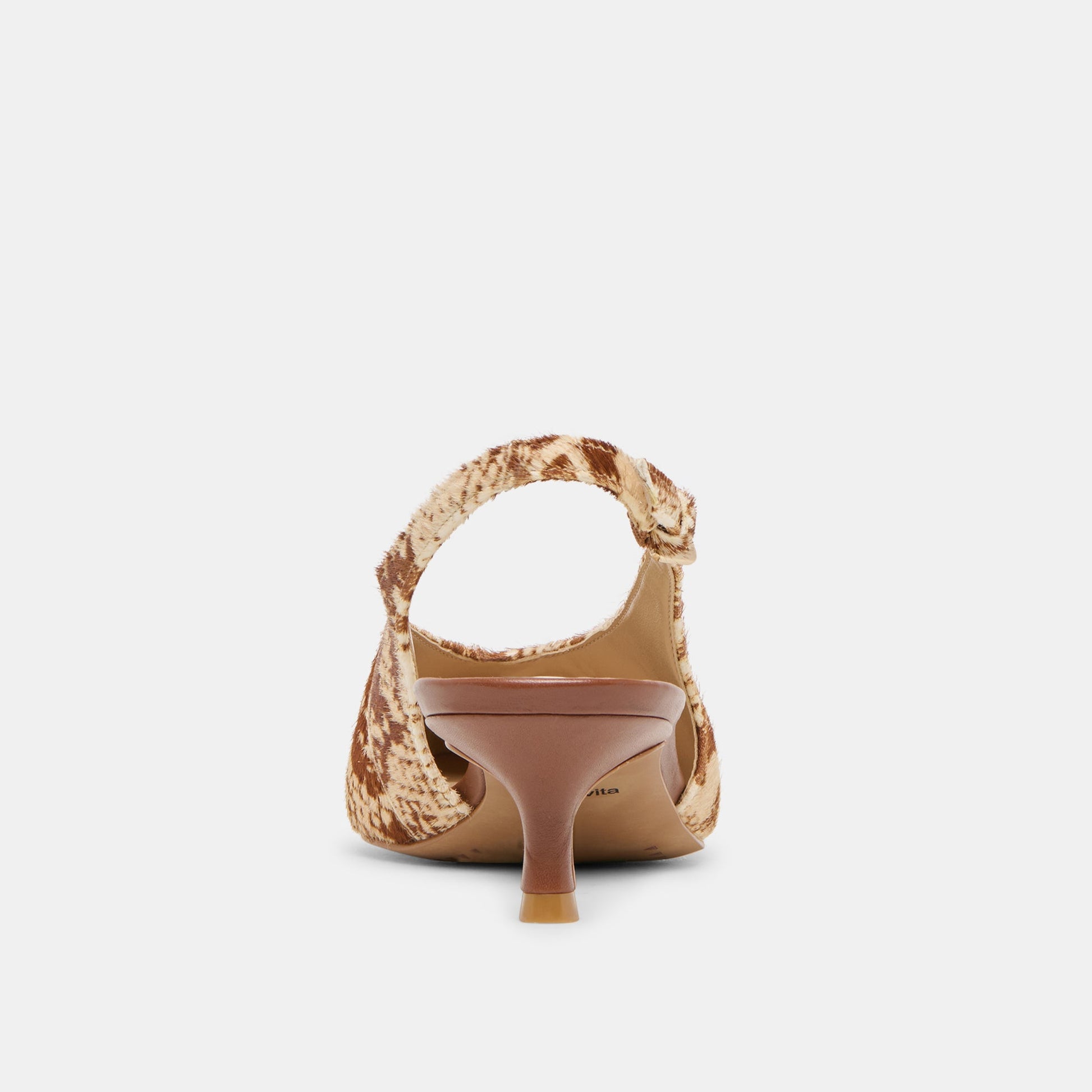 Alenna Brown Snake Calf Hair Heels Dolce Vita Discount
