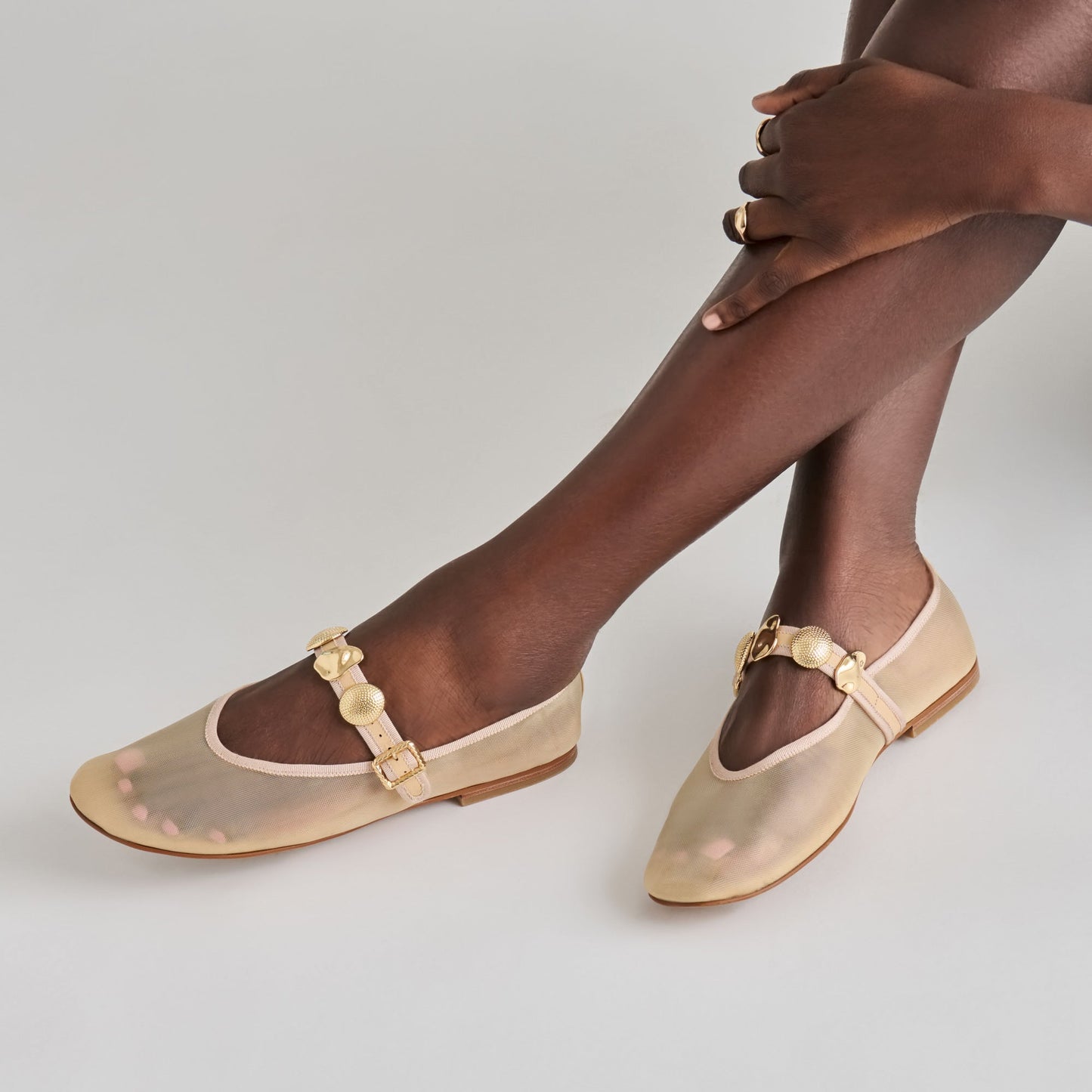 Relan French Vanilla Mesh Ballet Flats Dolce Vita Online