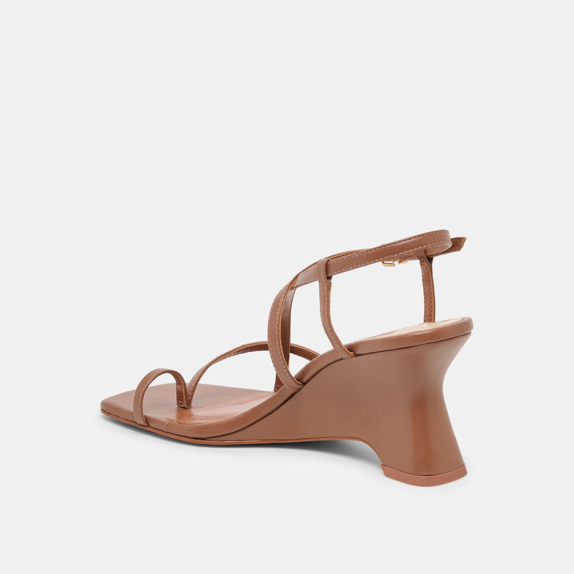 Aylee Cognac Leather Wedges Dolce Vita Outlet
