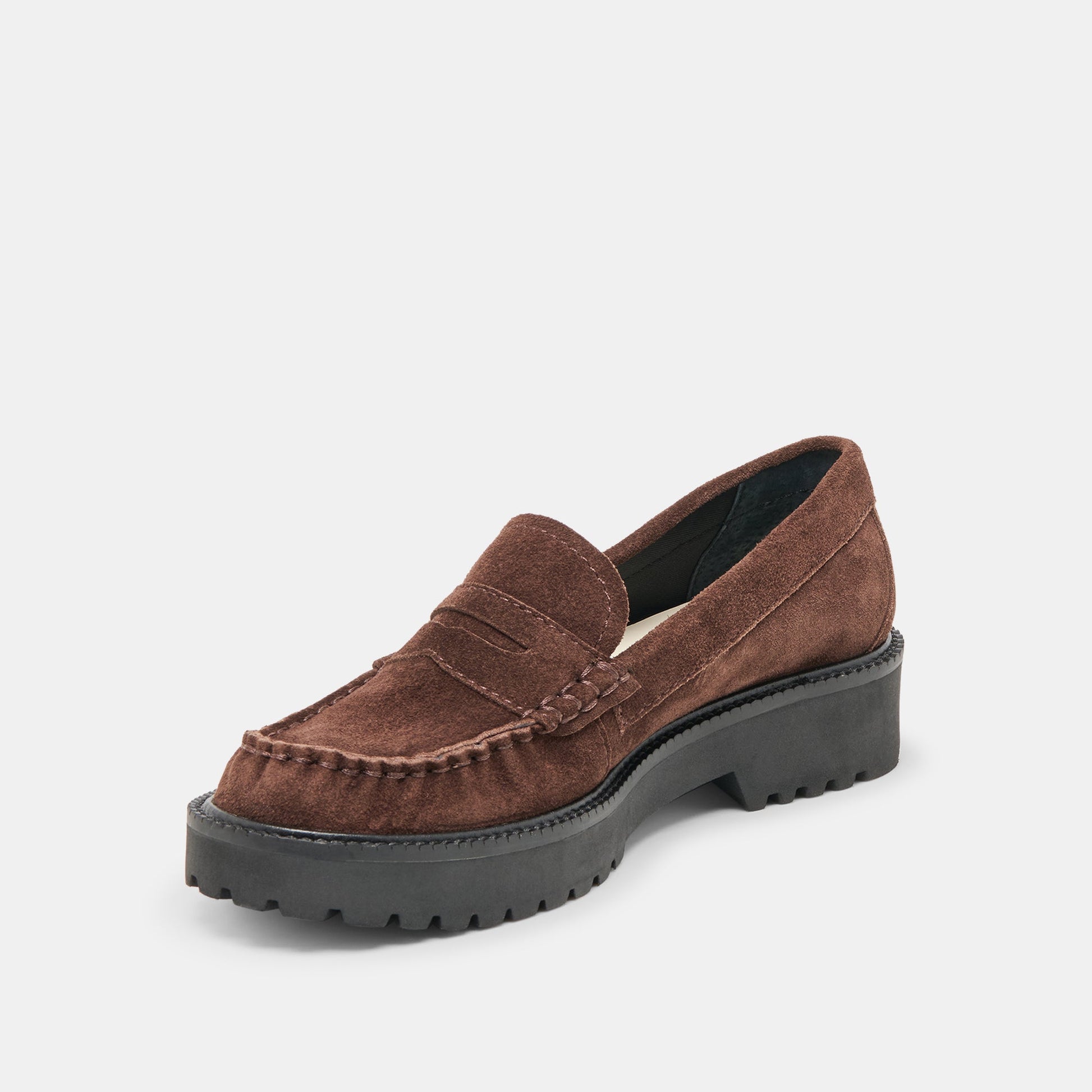 Merek Dk Brown Suede Loafers Dolce Vita On sale