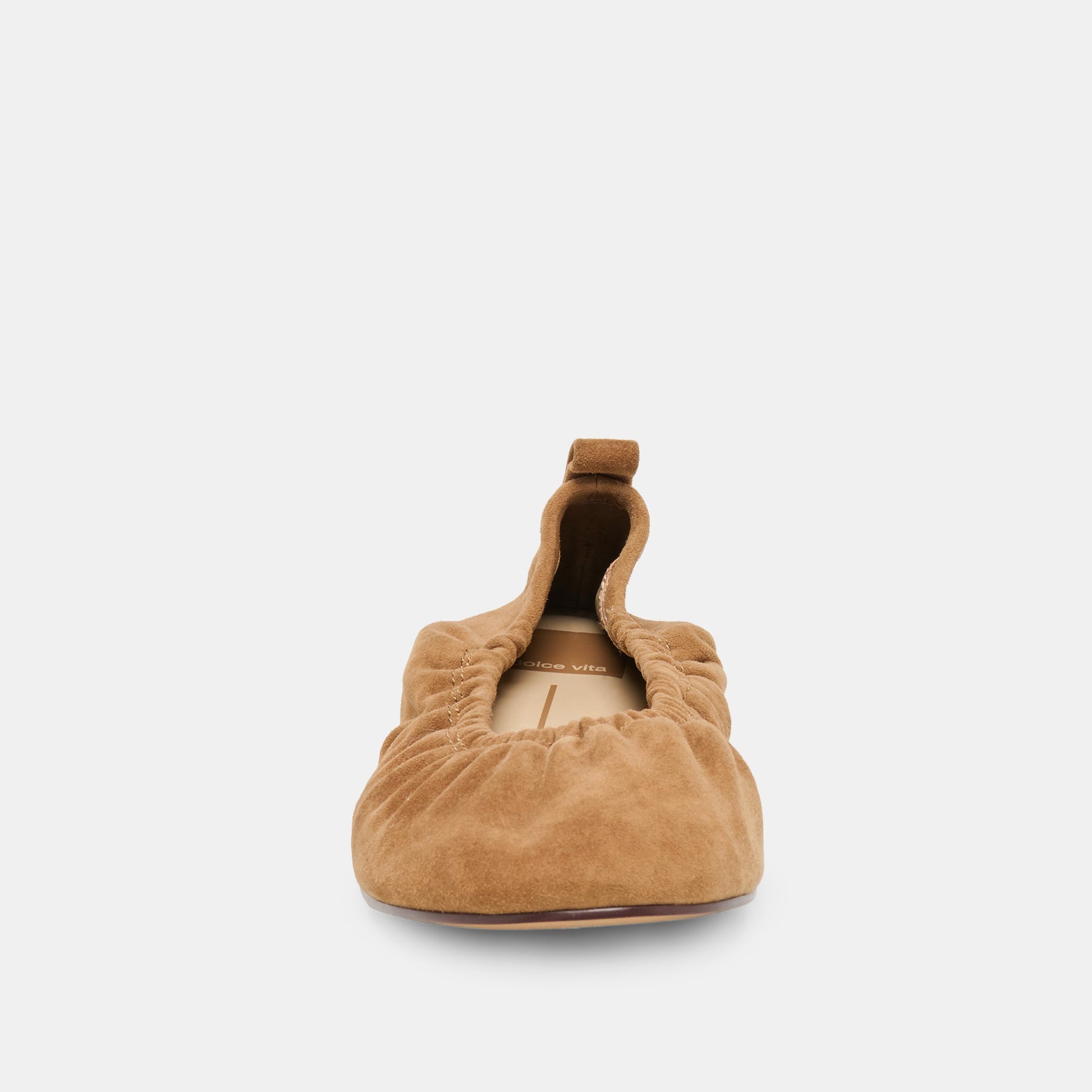 Conrad Lt Brown Suede Ballet Flats Dolce Vita For sale