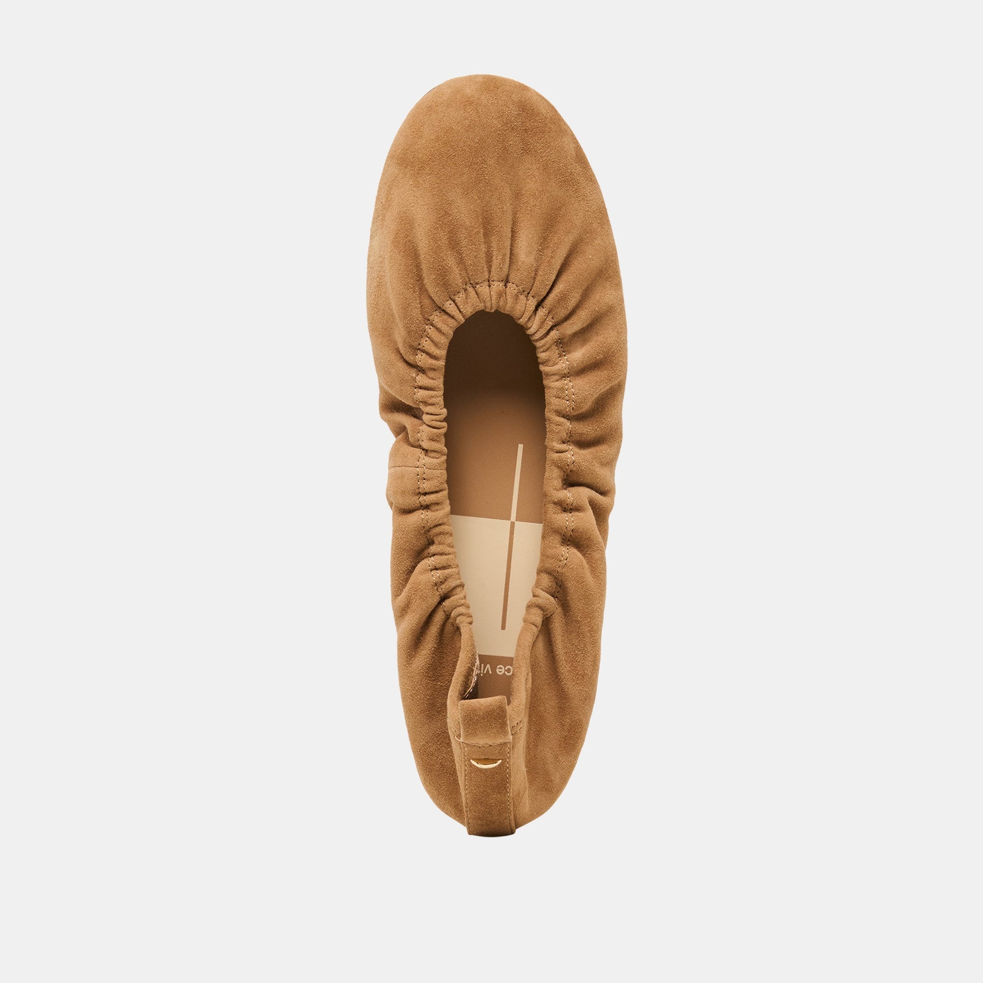 Conrad Lt Brown Suede Ballet Flats Dolce Vita For sale