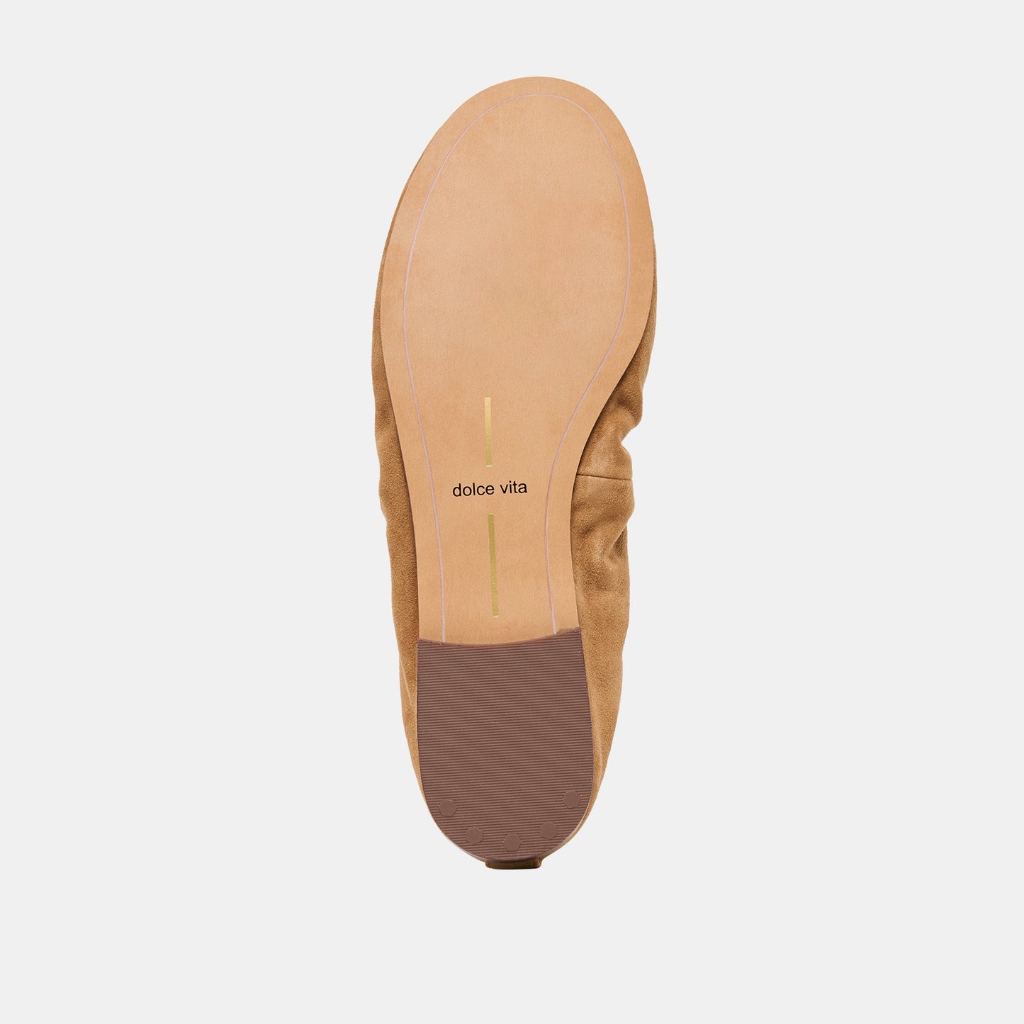 Conrad Lt Brown Suede Ballet Flats Dolce Vita For sale