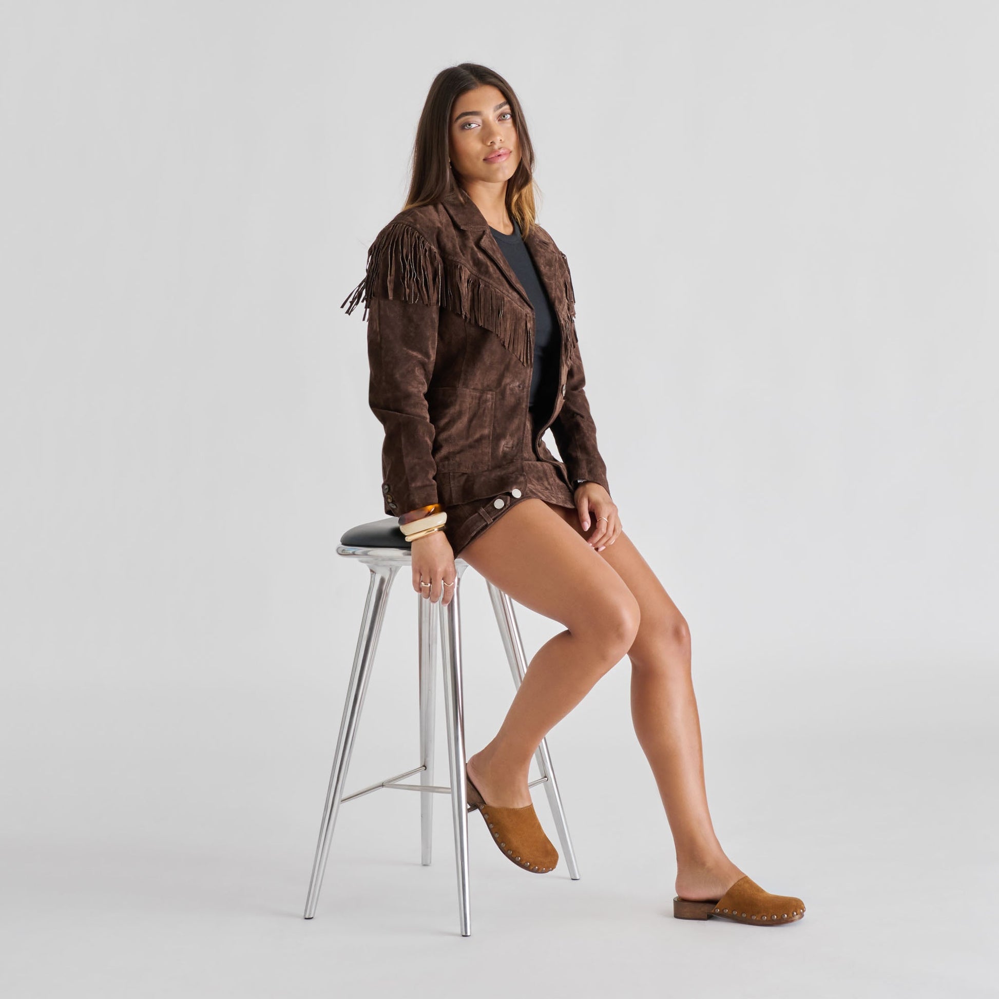 Alanis Chestnut Suede Flats Dolce Vita Discount
