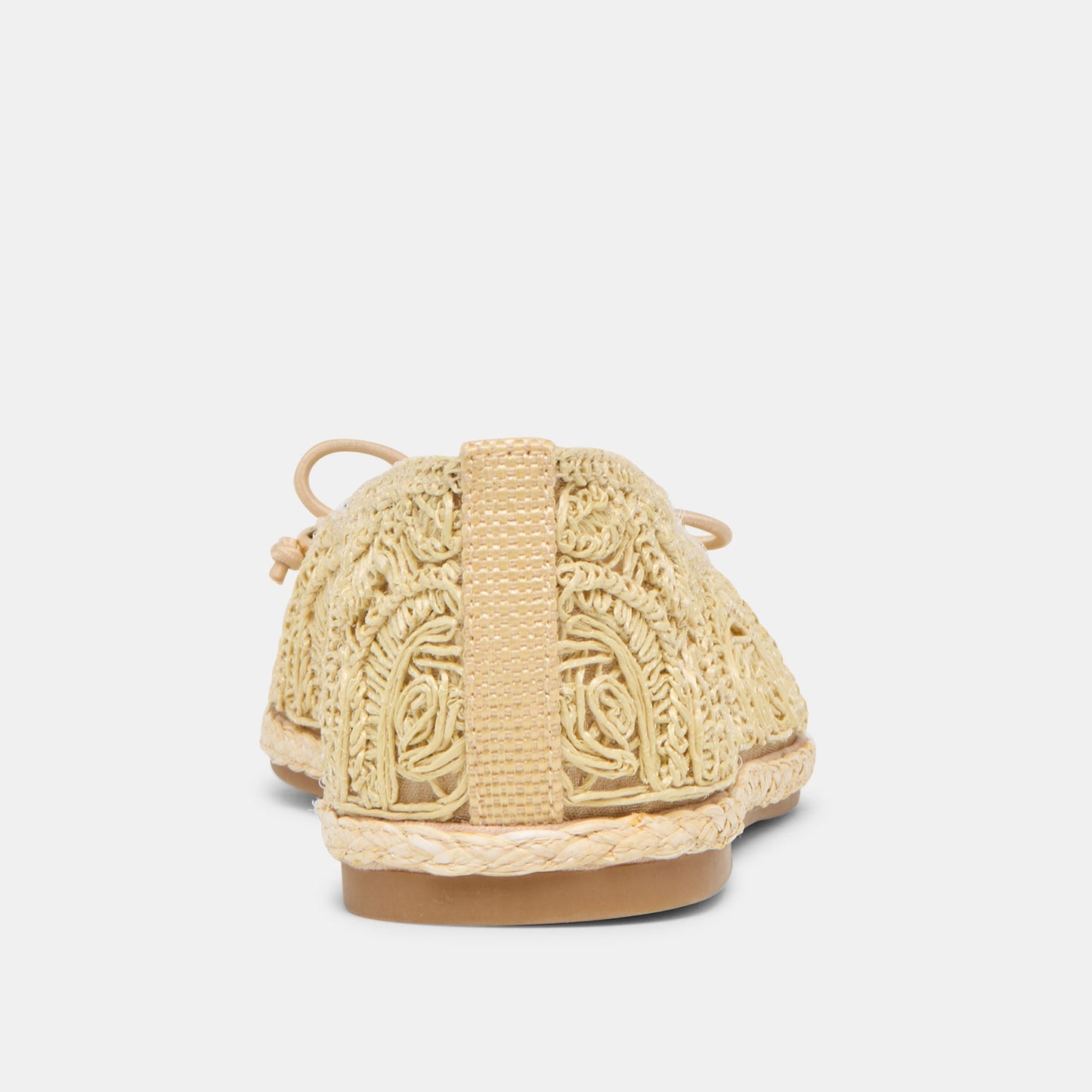 Tianna Lt Natural Raffia Lace Ballet Flats Dolce Vita Outlet