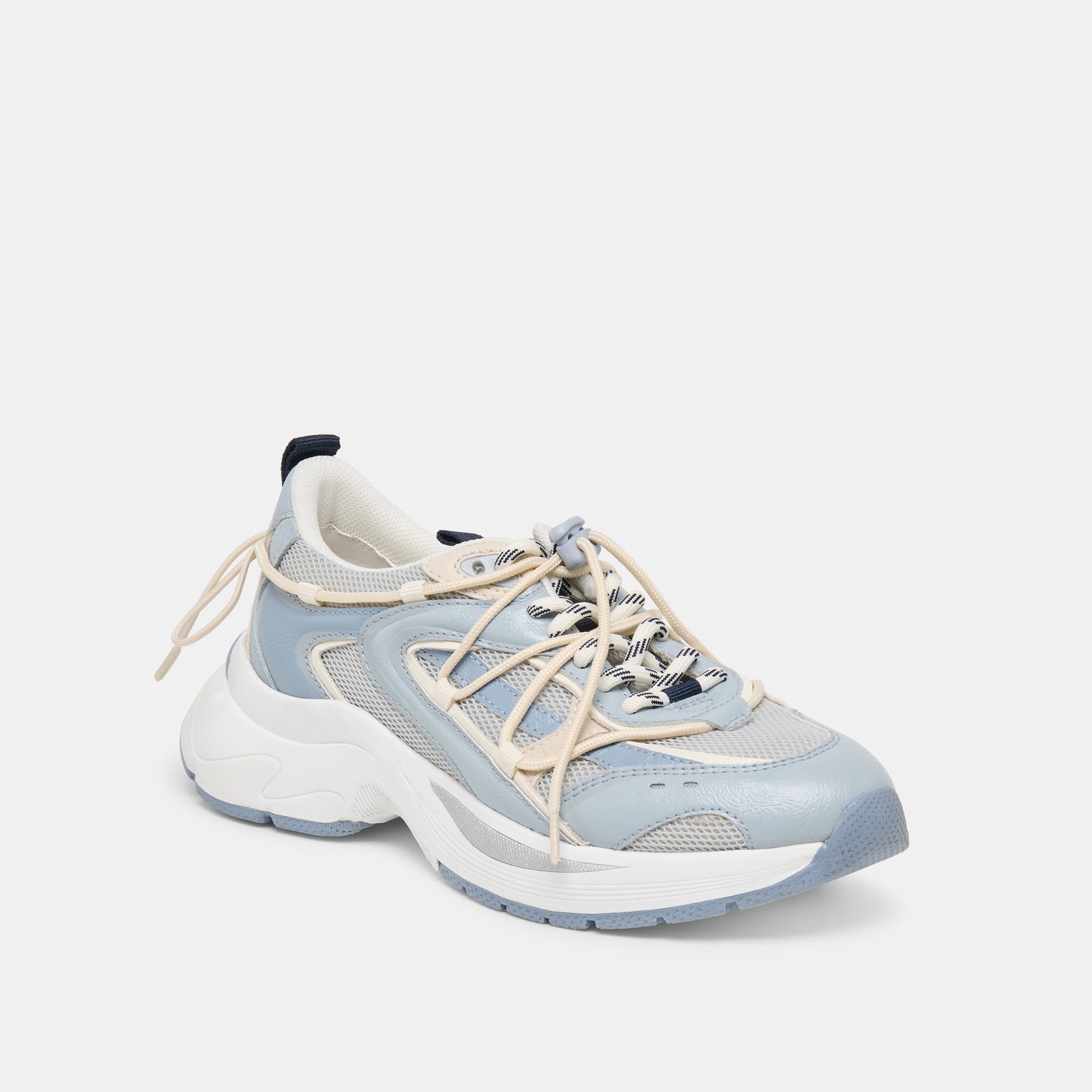 Selmar Blue Multi Leather Sneakers Dolce Vita New