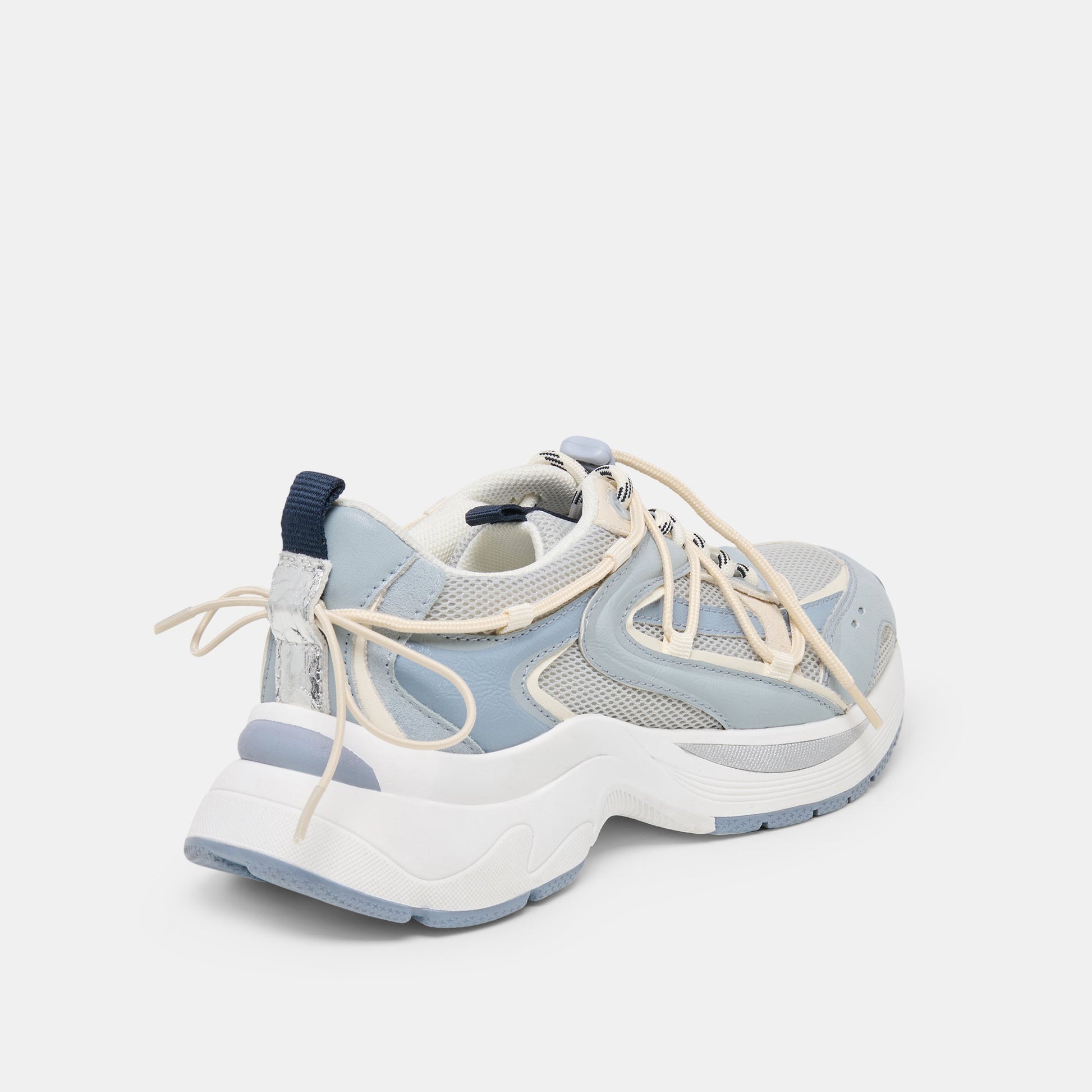 Selmar Blue Multi Leather Sneakers Dolce Vita New