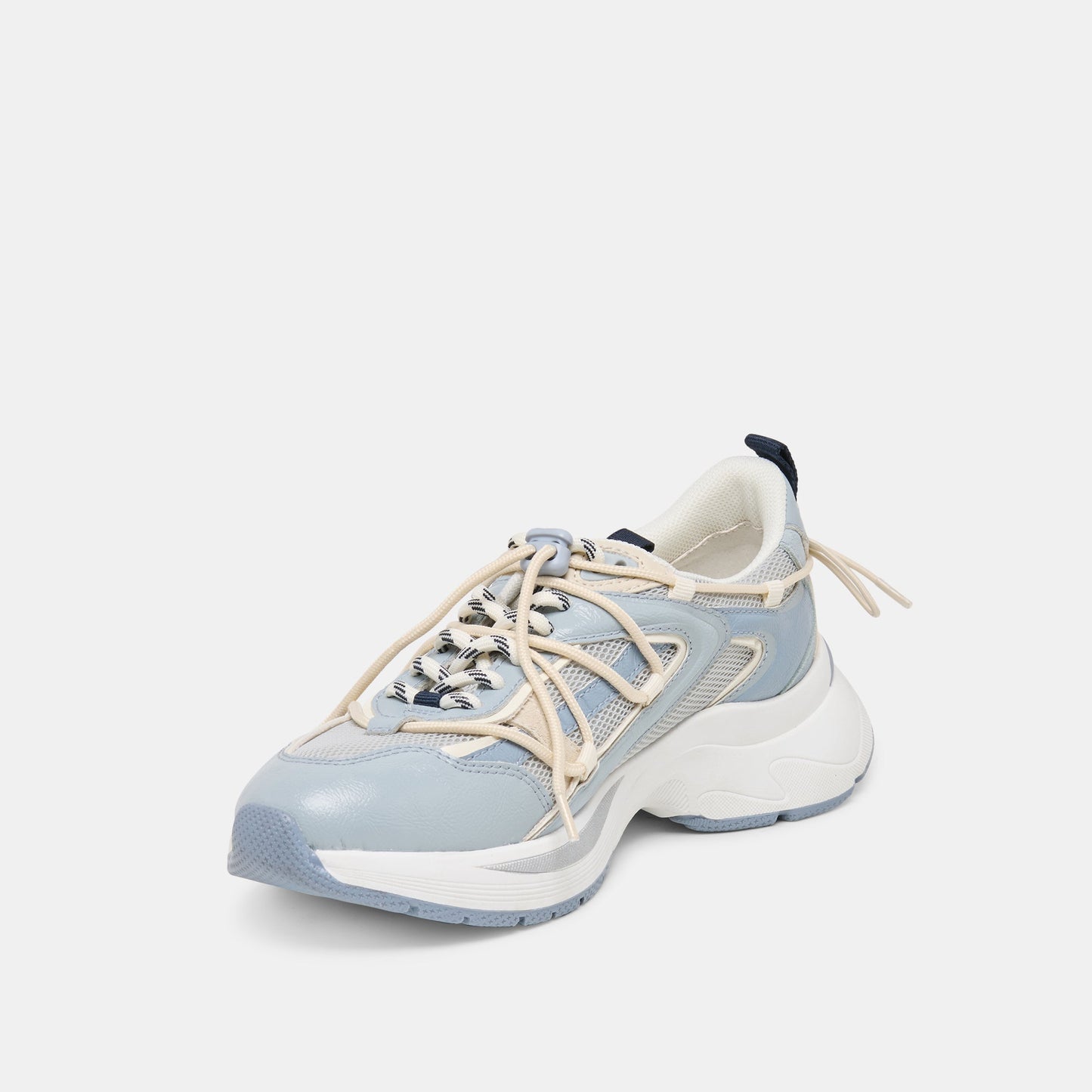 Selmar Blue Multi Leather Sneakers Dolce Vita New