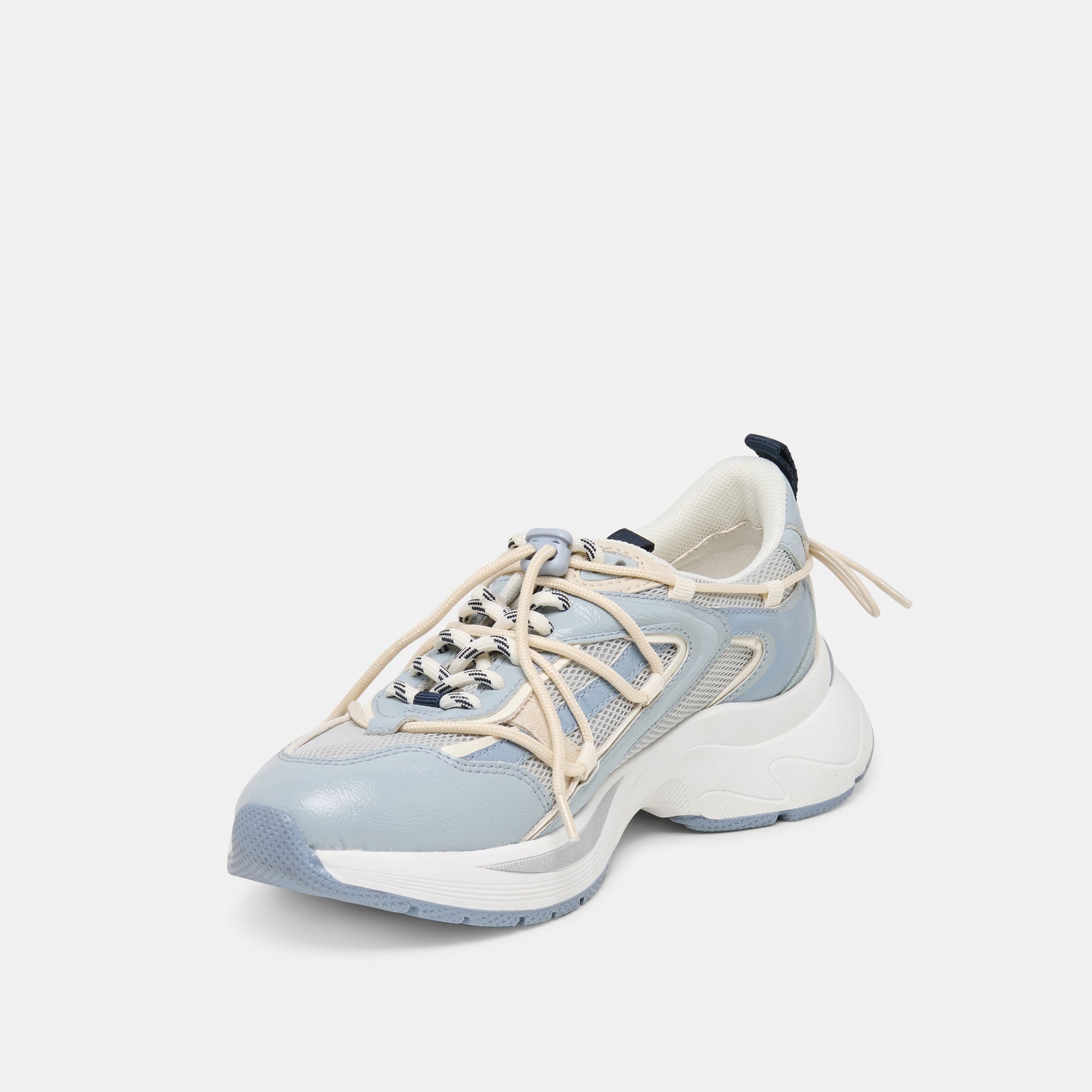 Selmar Blue Multi Leather Sneakers Dolce Vita New