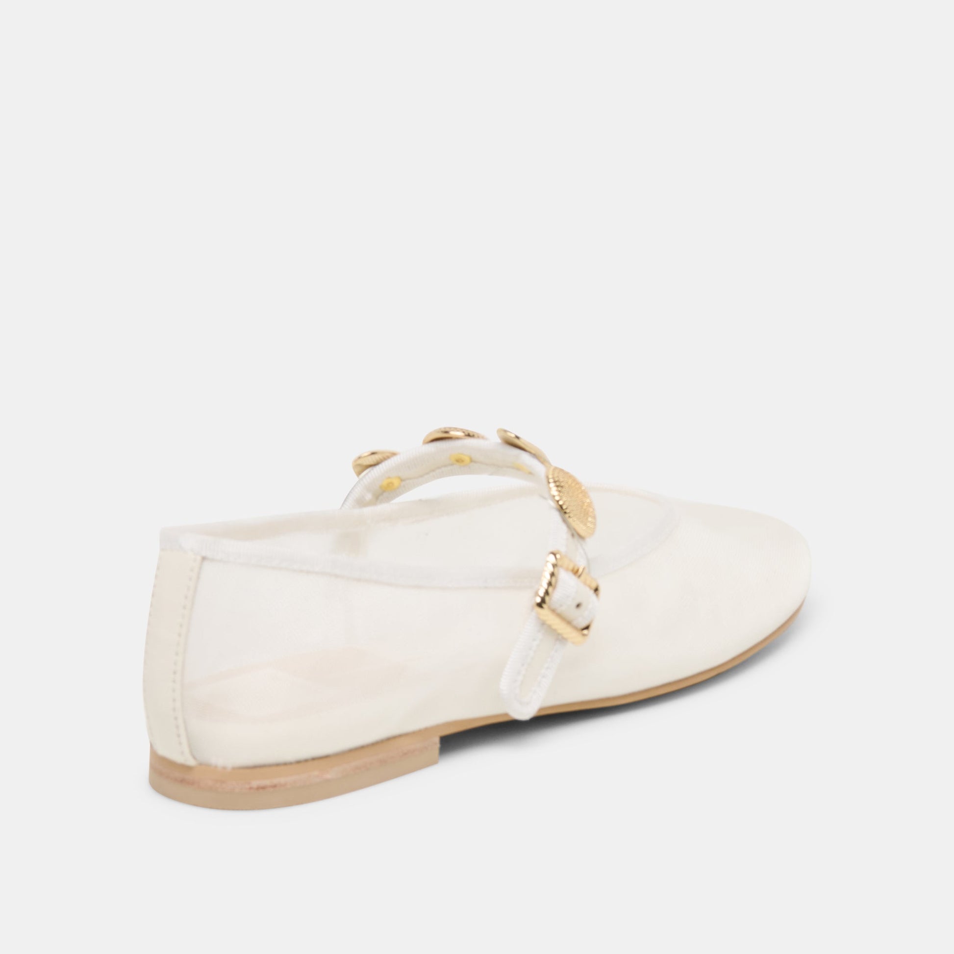 Relan Mesh White Mesh Ballet Flats Dolce Vita Discount
