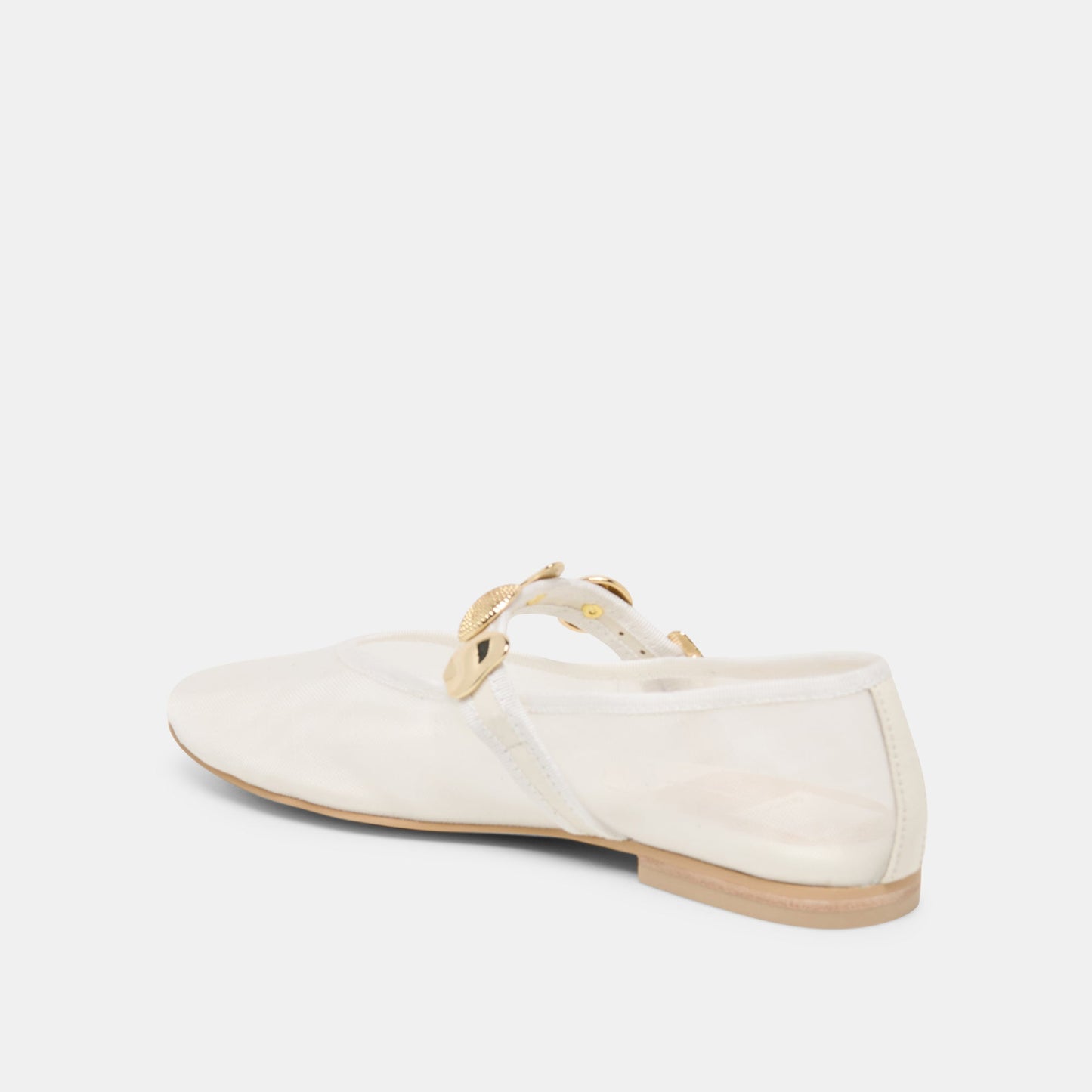 Relan Mesh White Mesh Ballet Flats Dolce Vita Discount