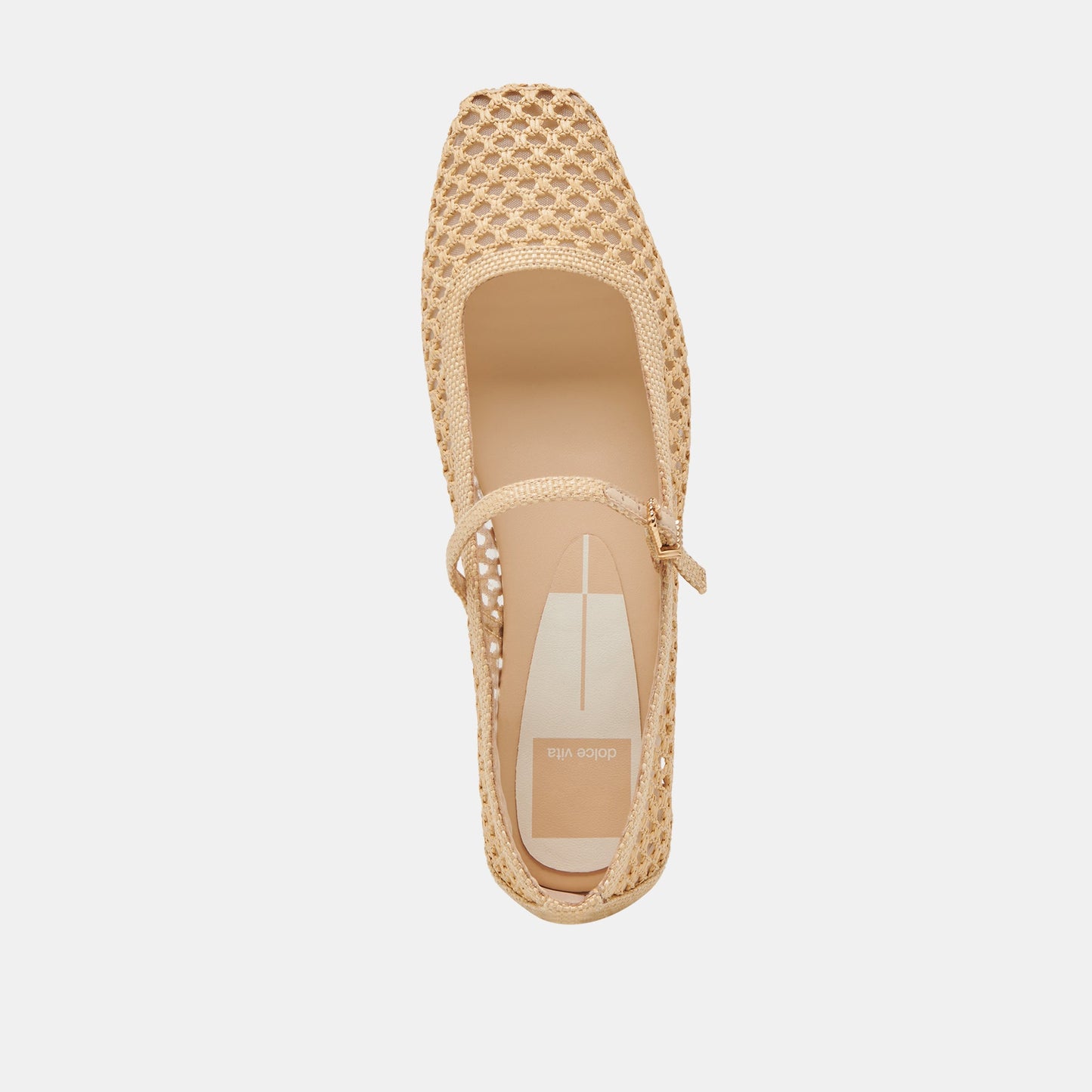 REYES WIDE BALLET FLATS LT NATURAL WOVEN RAFFIA
 – Dolce Vita Dolce Vita On sale