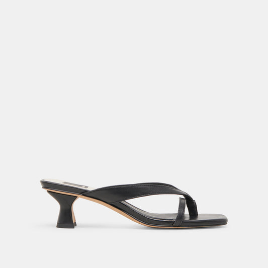 BREVEL WIDE HEELS ONYX LEATHER
 – Dolce Vita Dolce Vita For sale