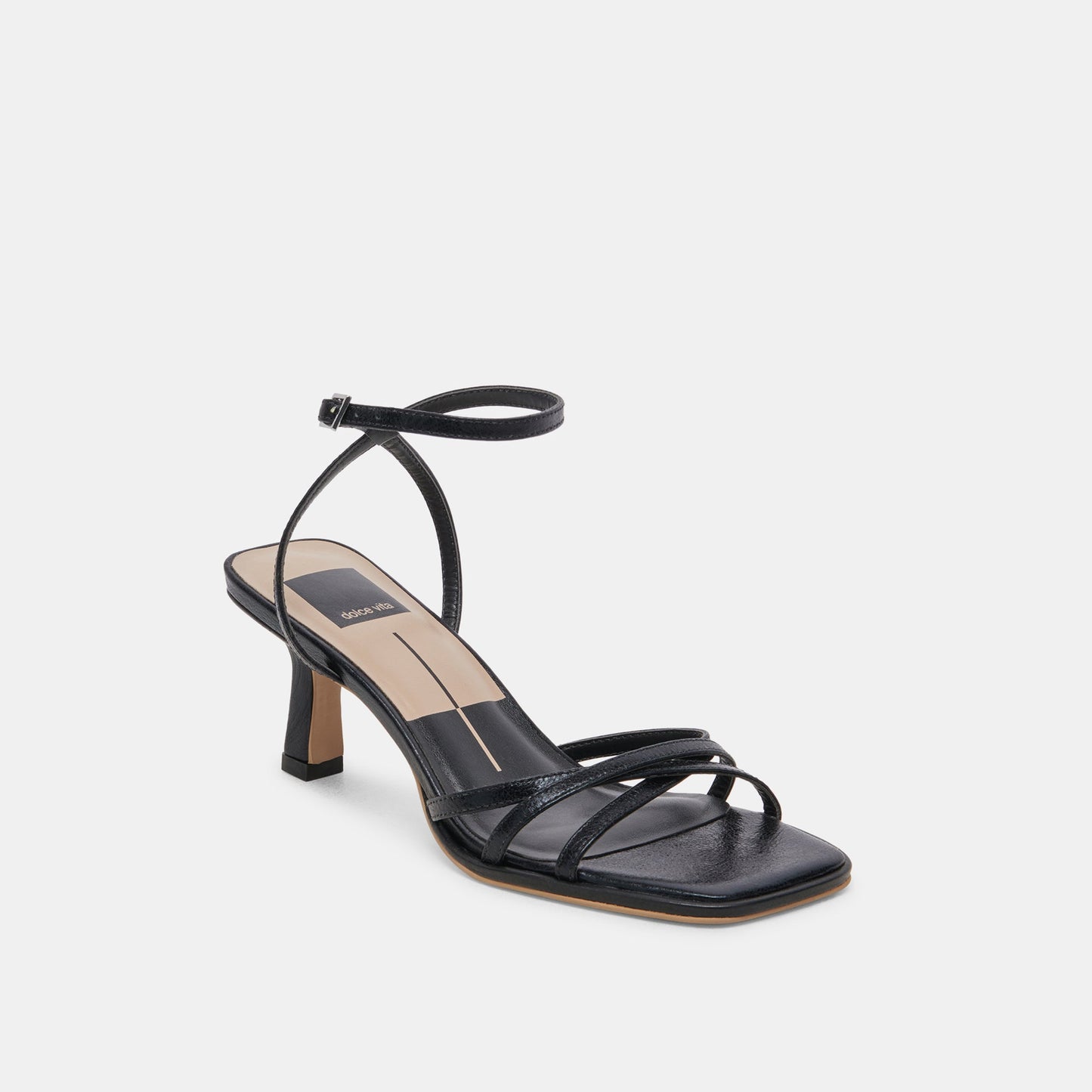 Manji Wide Midnight Patent Leather Heels Dolce Vita New