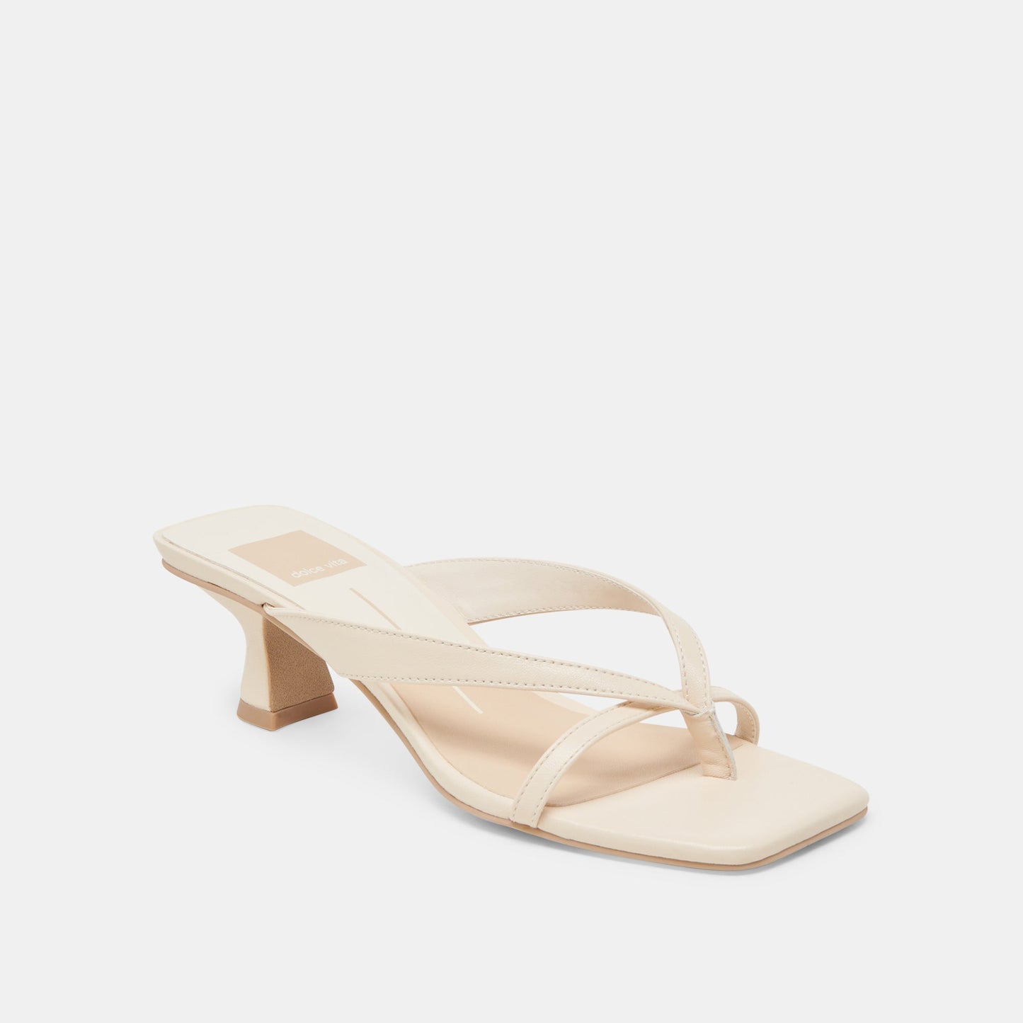Brevel Wide Bone Leather Heels Dolce Vita Online
