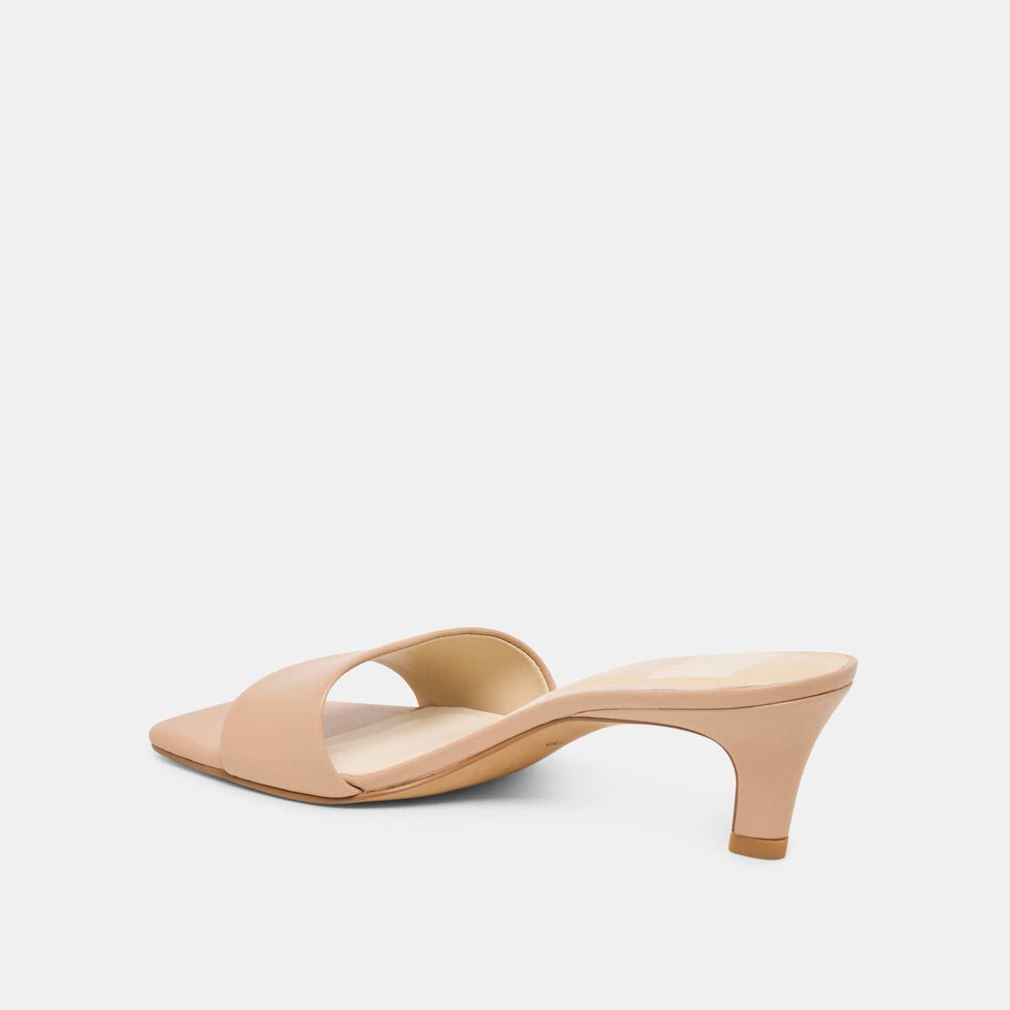 Rexa Wide Light Tan Leather Heels Dolce Vita Sale