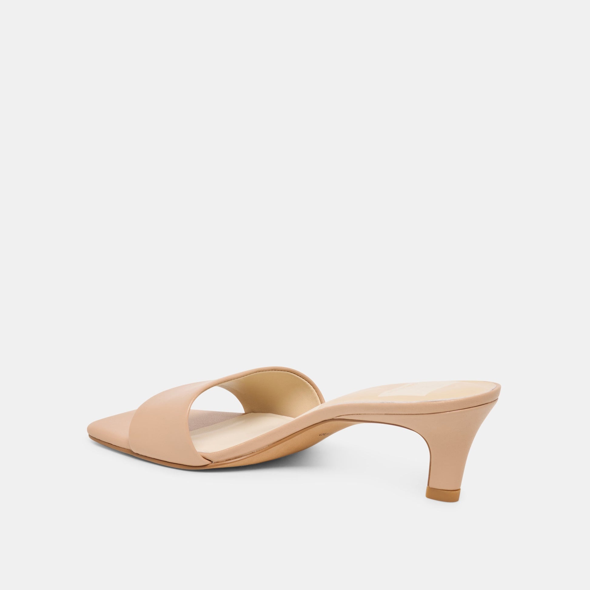 Rexa Wide Light Tan Leather Heels Dolce Vita Sale