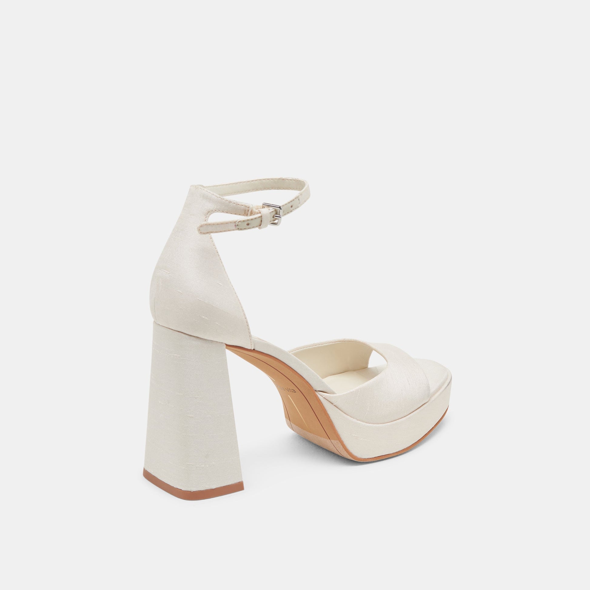 PANDRO WIDE HEELS WHITE SATIN
 – Dolce Vita Dolce Vita For sale