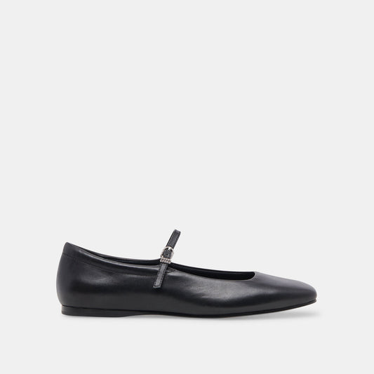 Reyes Wide Ballet Flats Black Leather | Leather Ballet Flats
 – Dolce Vita Dolce Vita us
