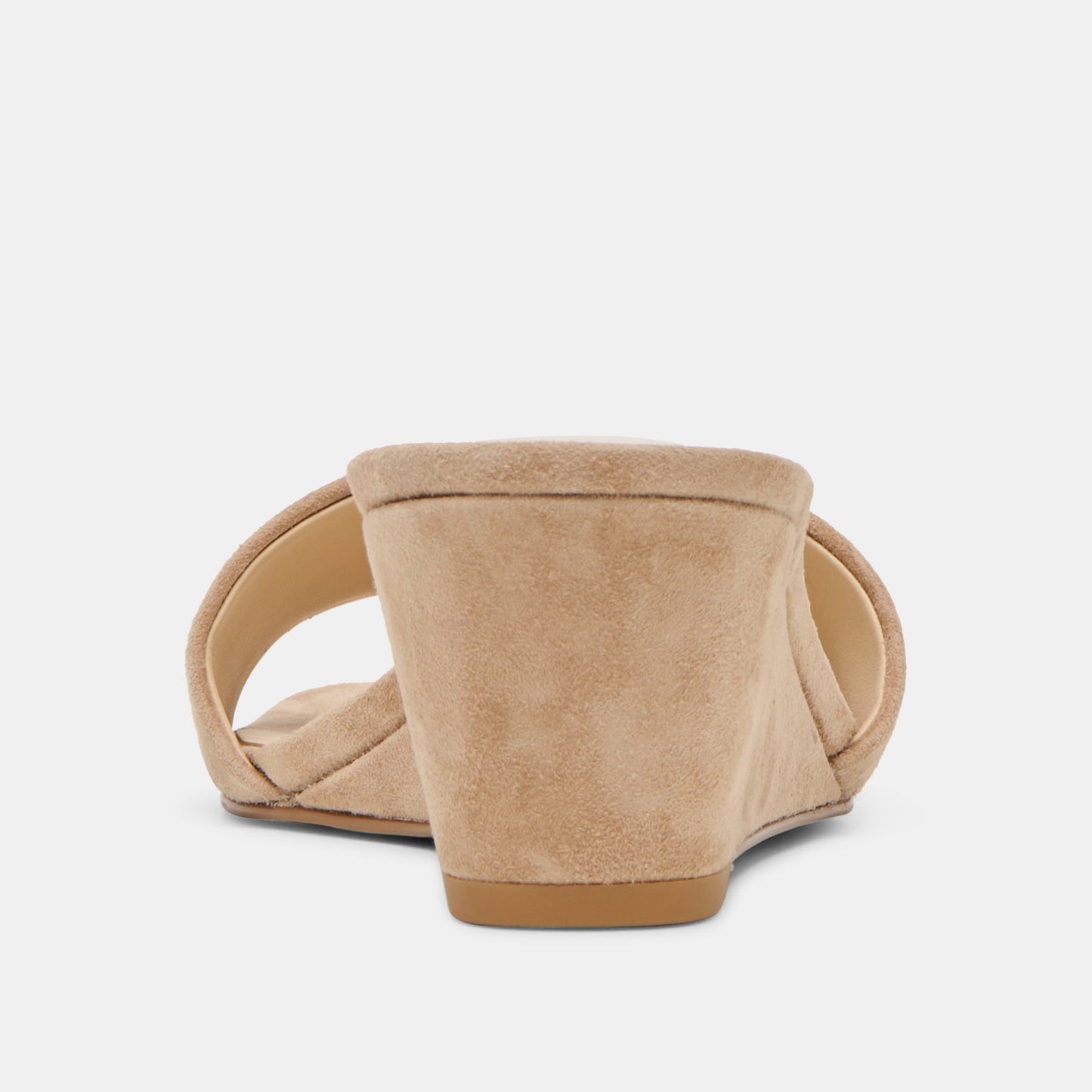 Qaily Wide Camel Suede Wedges Dolce Vita Discount