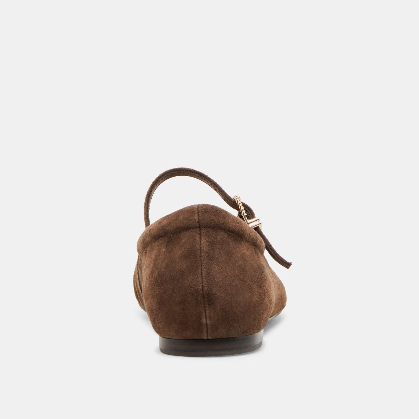 Reyes Wide Dk Brown Suede Ballet Flats Dolce Vita Sale