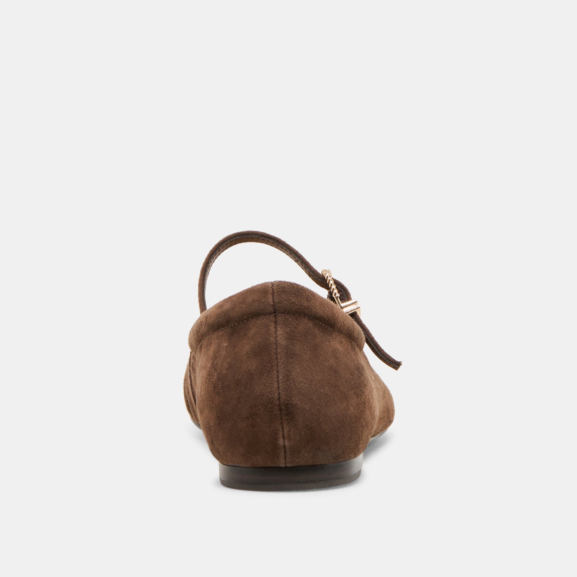 Reyes Wide Dk Brown Suede Ballet Flats Dolce Vita Sale