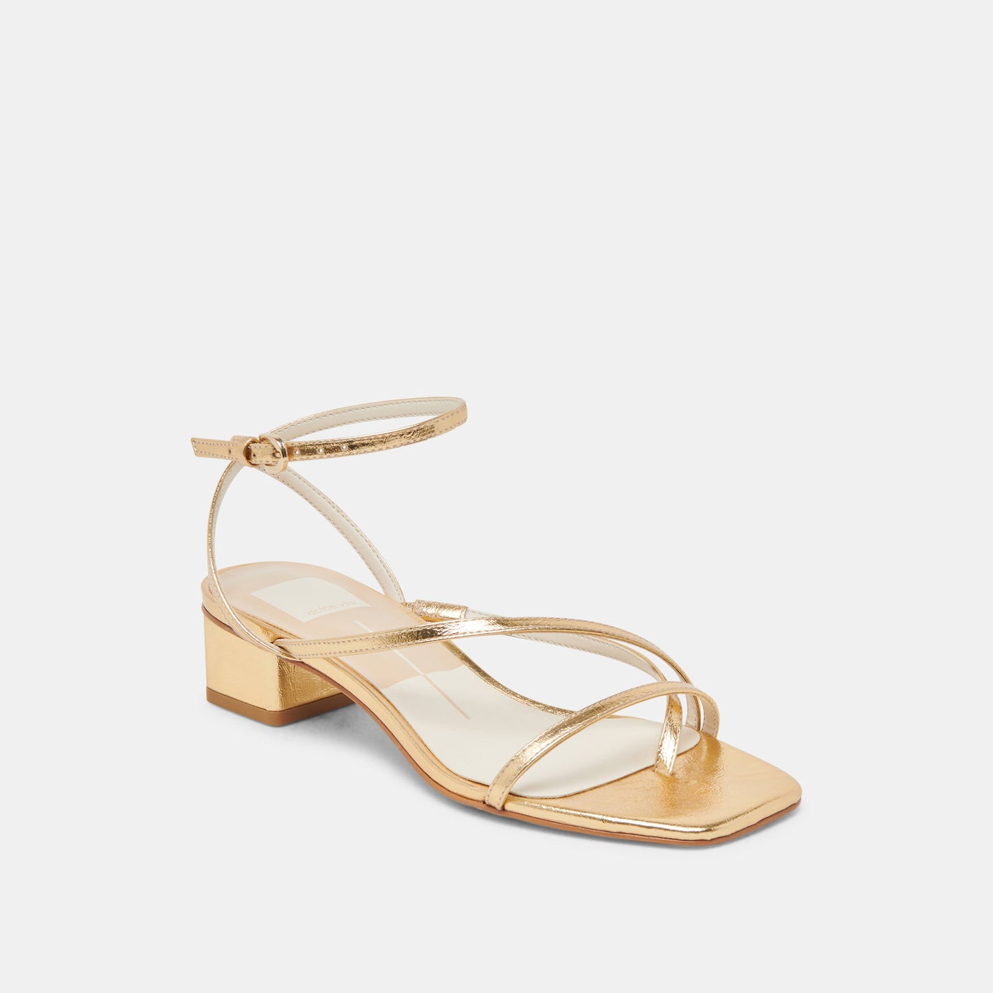 Karlos Wide Gold Metallic Stella Sandals Dolce Vita For sale