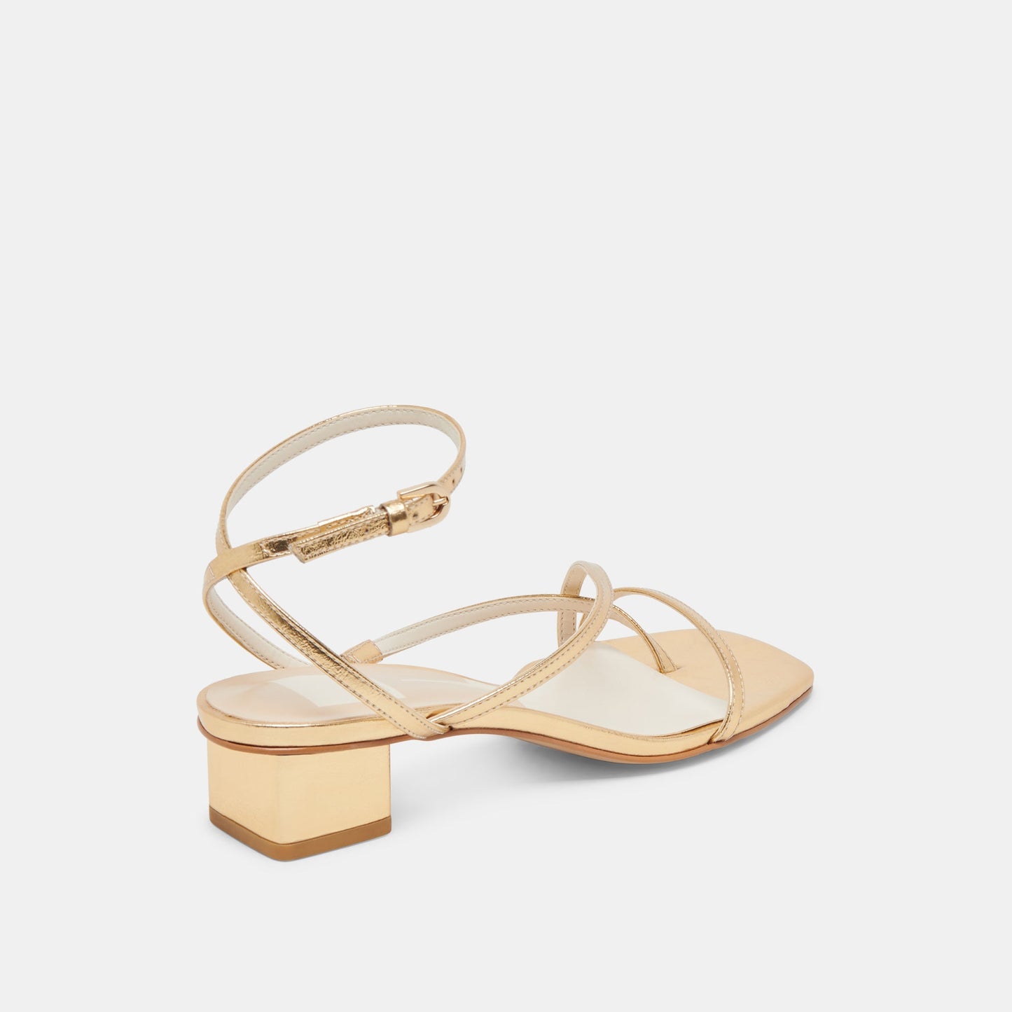 Karlos Wide Gold Metallic Stella Sandals Dolce Vita For sale