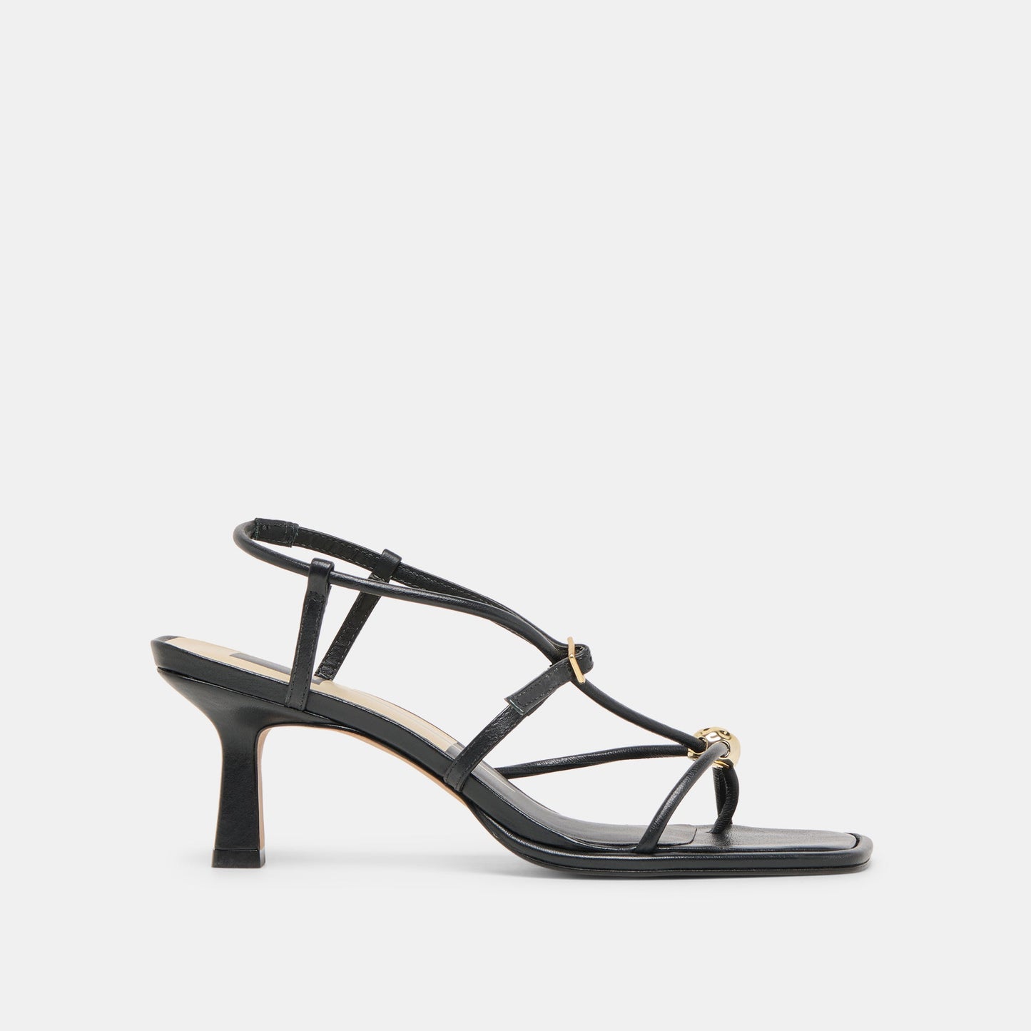 Manji Wide Black Leather Heels Dolce Vita Discount