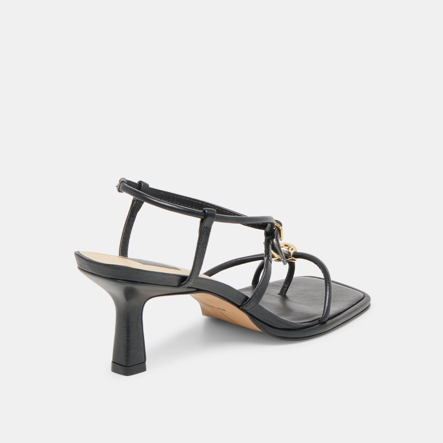 Manji Wide Black Leather Heels Dolce Vita Discount