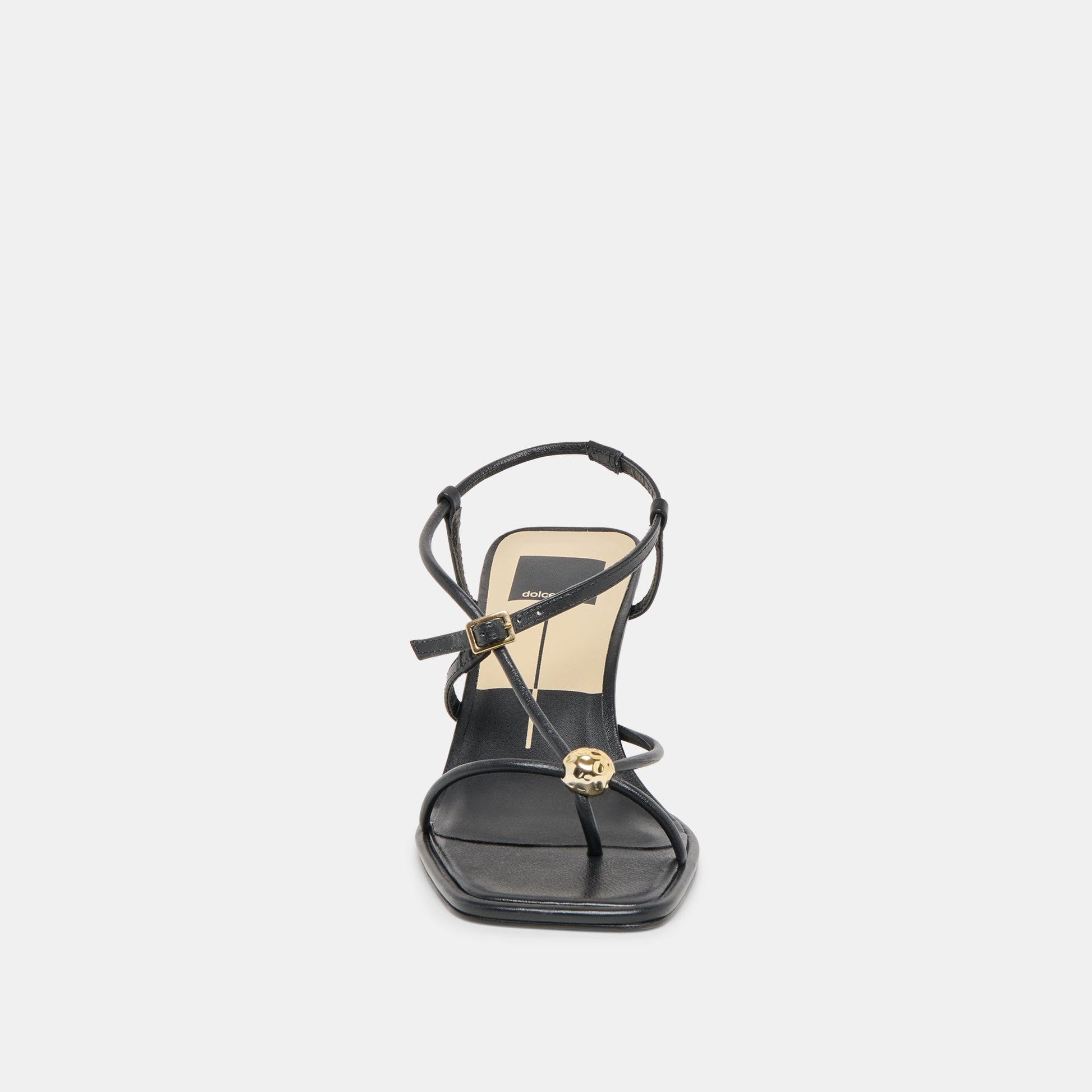 Manji Wide Black Leather Heels Dolce Vita Discount