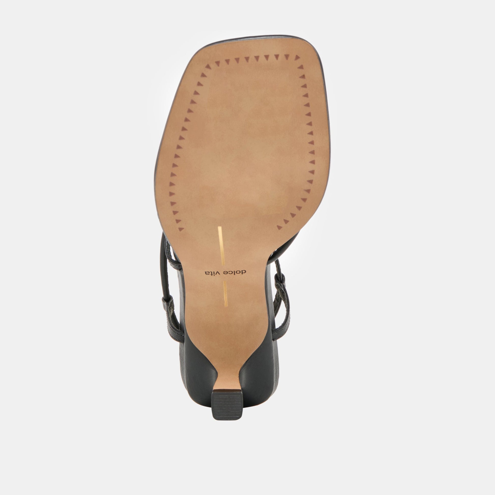 Manji Wide Black Leather Heels Dolce Vita Discount