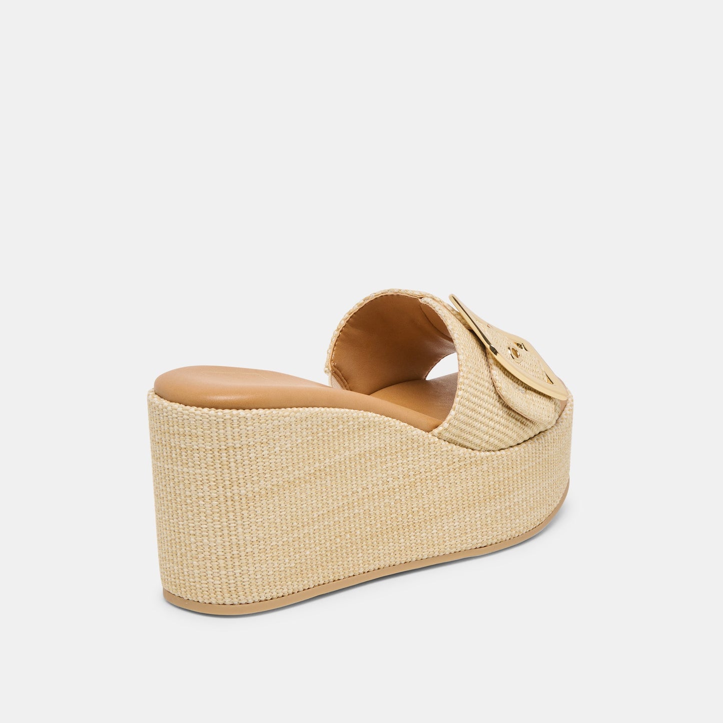 Jilian Wide Lt Natural Raffia Wedges Dolce Vita Outlet