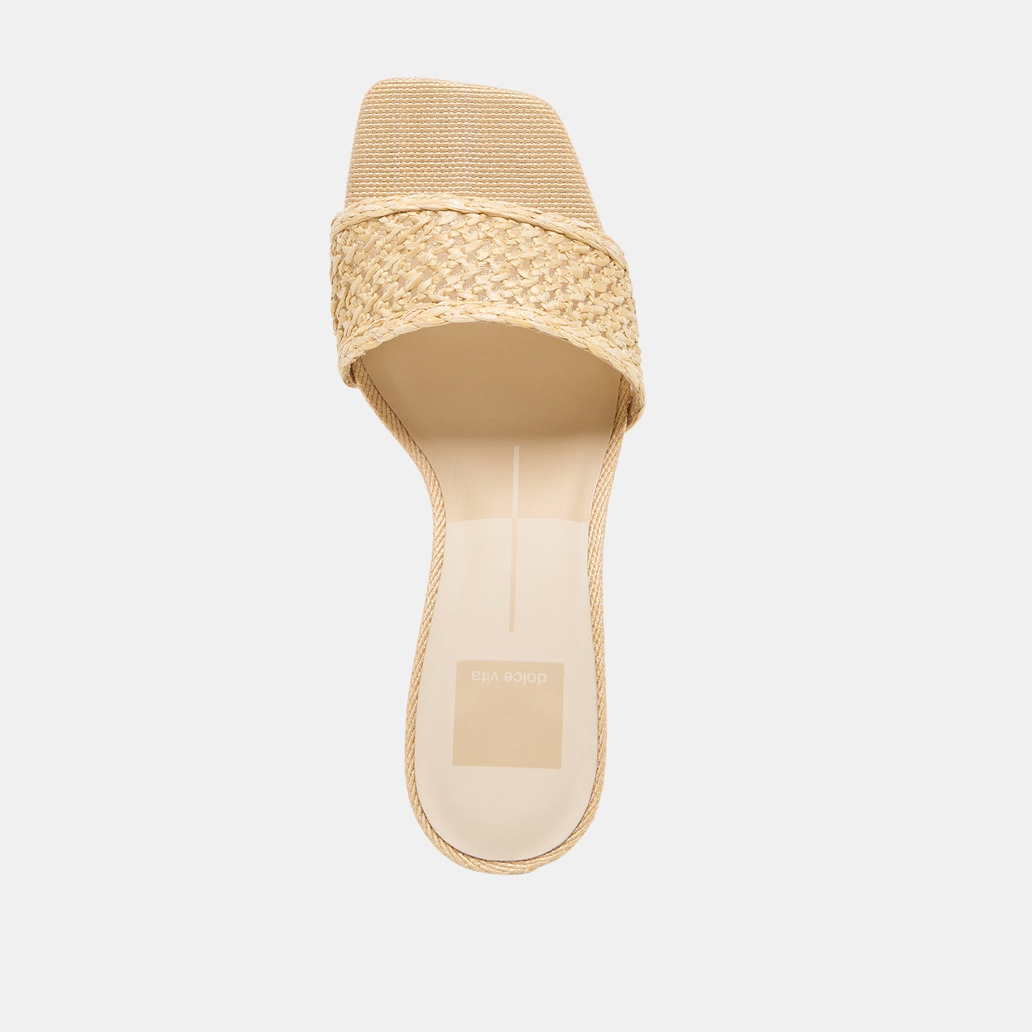 Qaily Wide Lt Natural Raffia Wedges Dolce Vita On sale