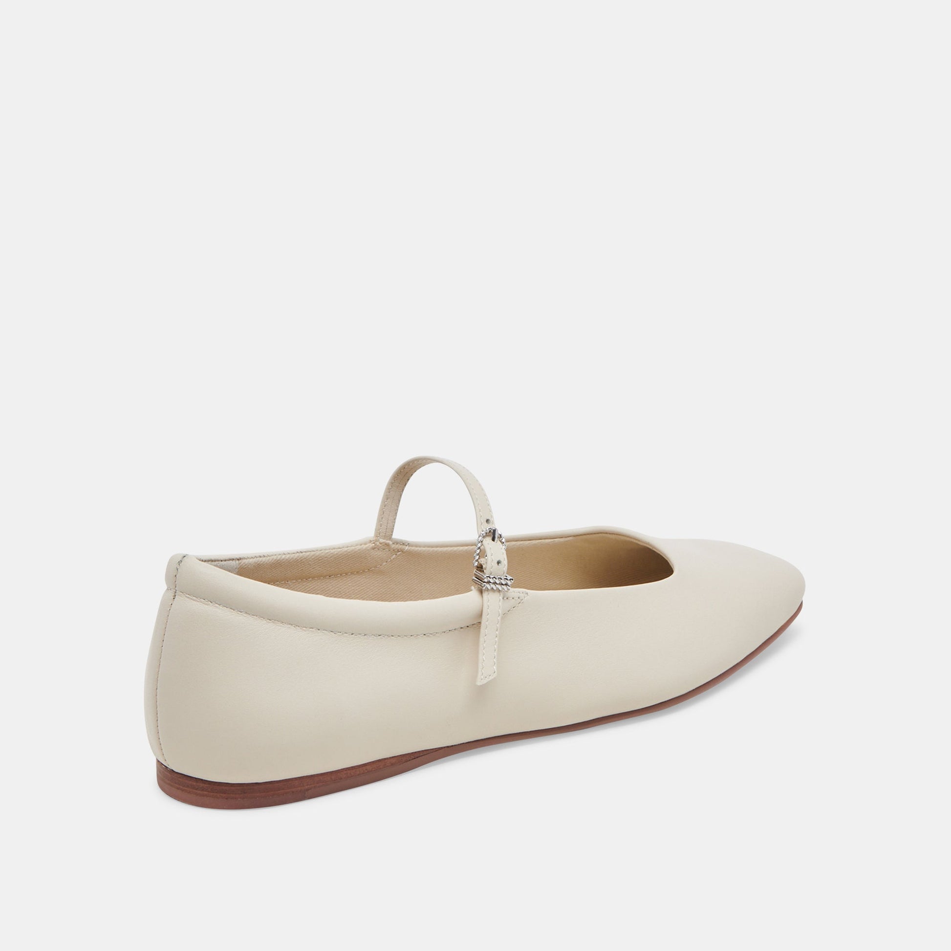 Reyes Wide Ballet Flats Ivory Leather | Ivory Ballet Flats
 – Dolce Vita Dolce Vita For sale