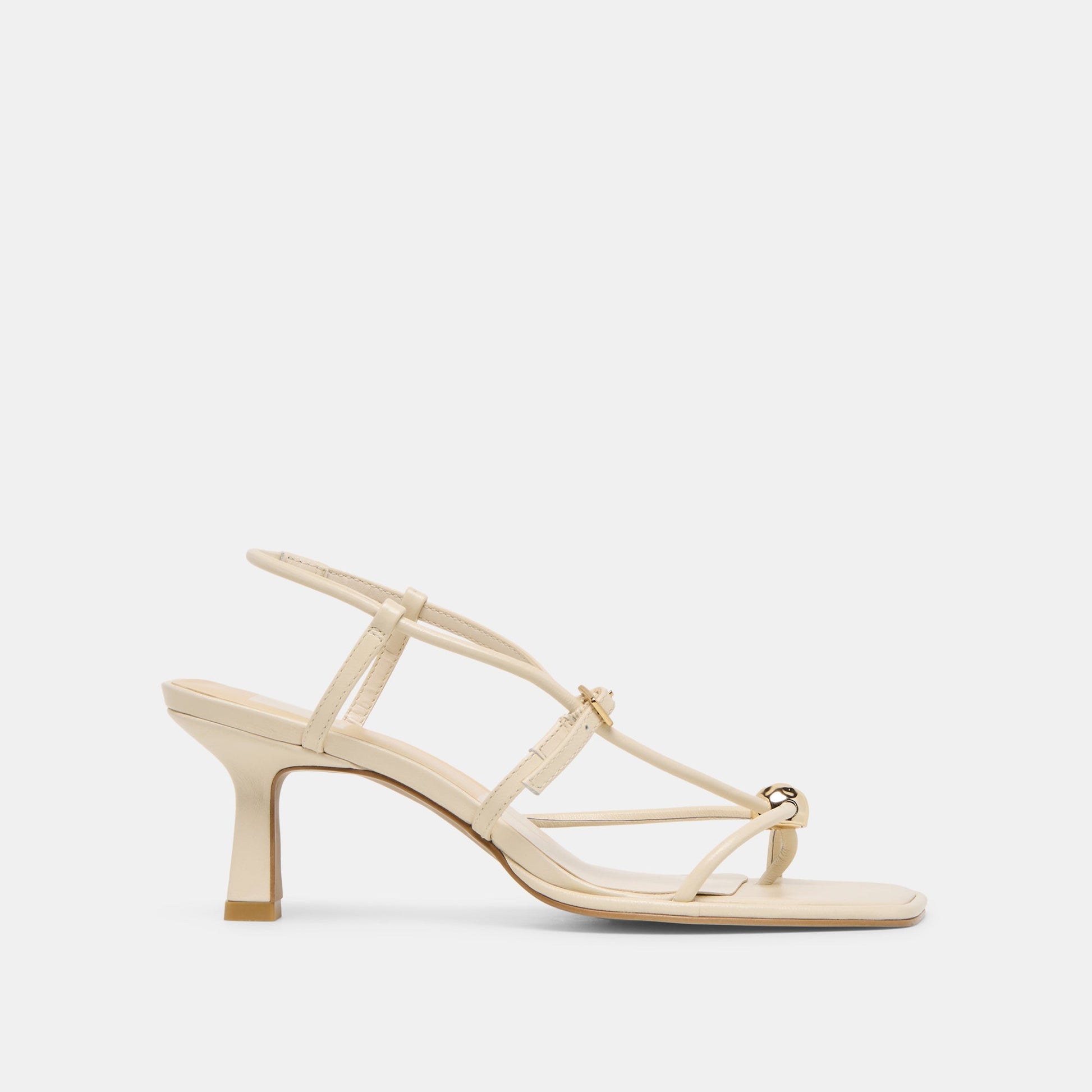 Manji Wide Creme Leather Heels Dolce Vita us