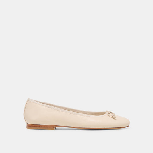 Ritla Wide Bone Leather Ballet Flats Dolce Vita Discount