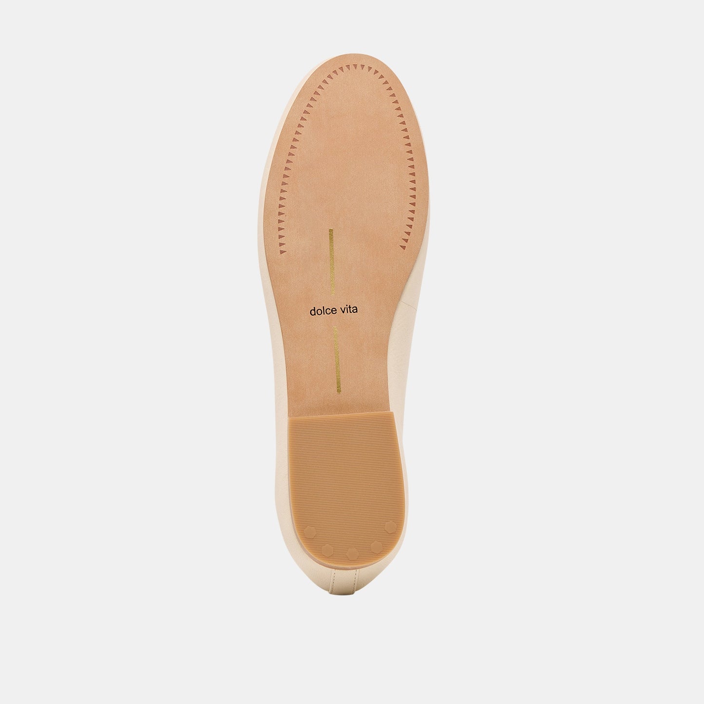 Ritla Wide Bone Leather Ballet Flats Dolce Vita Discount
