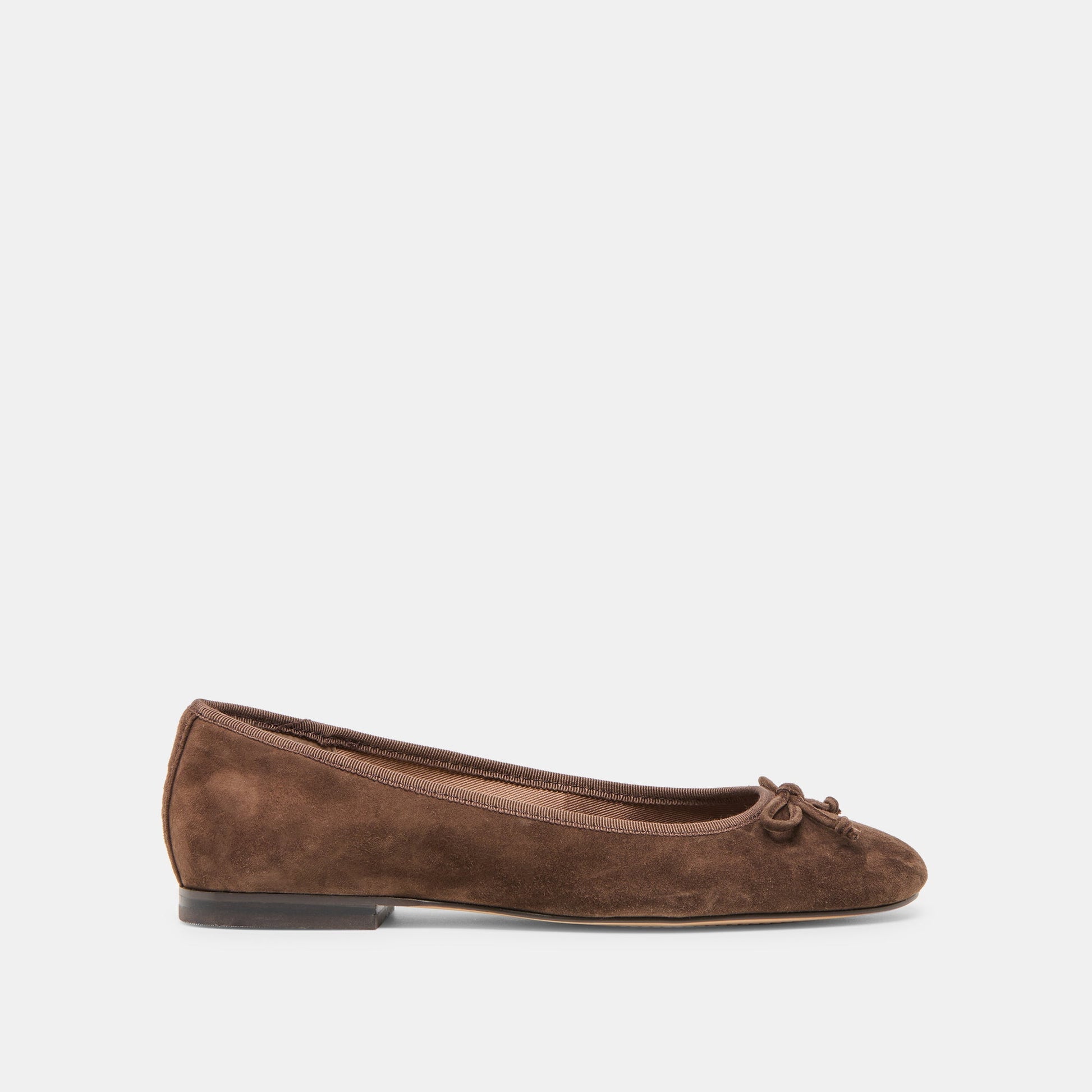 Ritla Wide Dk Brown Suede Ballet Flats Dolce Vita Online