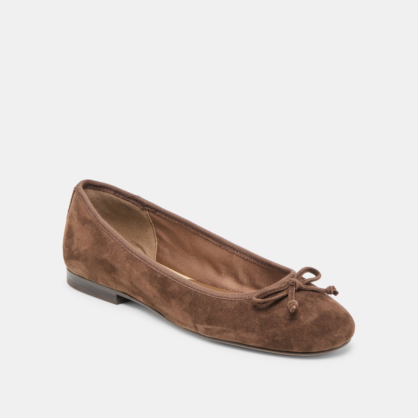 Ritla Wide Dk Brown Suede Ballet Flats Dolce Vita Online