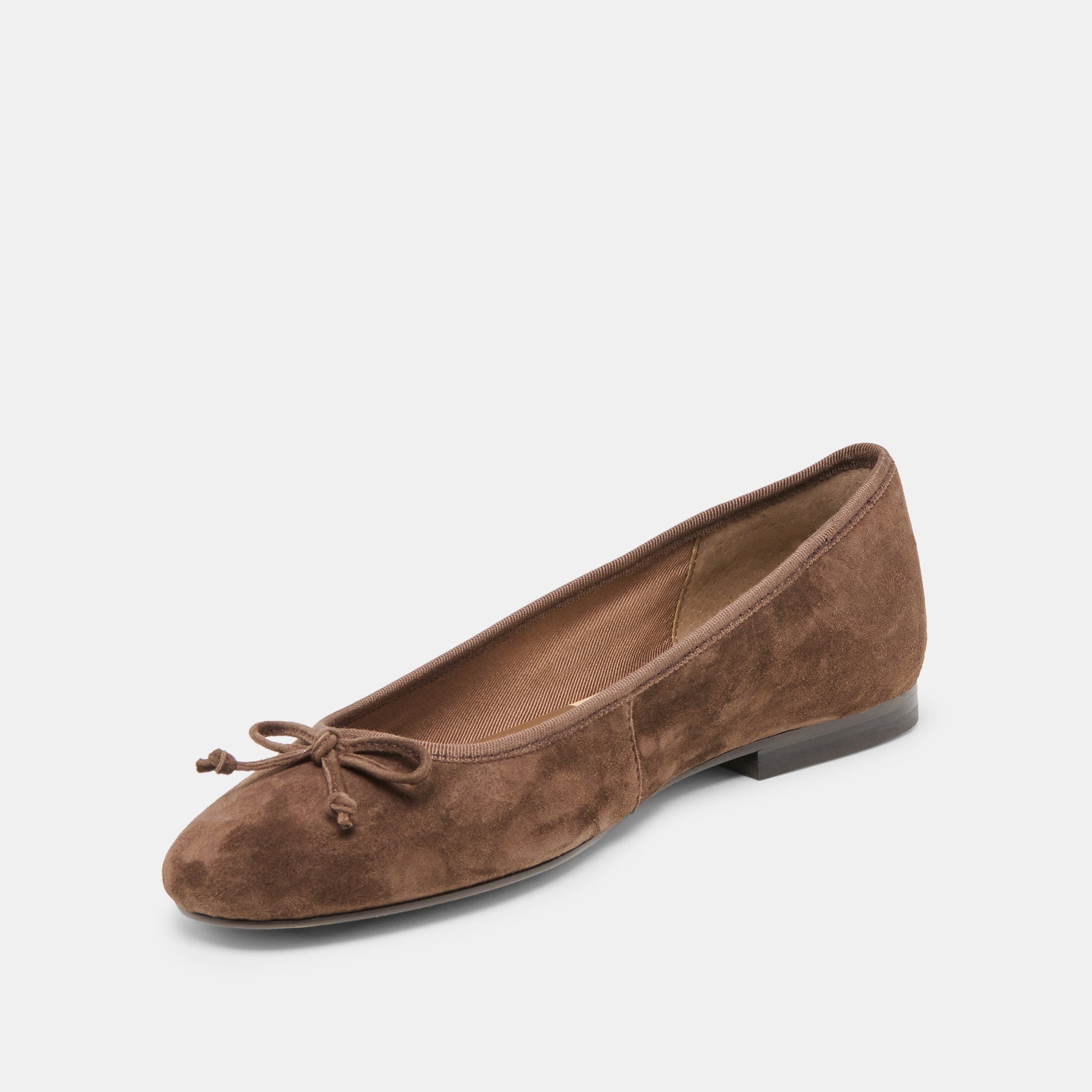 Ritla Wide Dk Brown Suede Ballet Flats Dolce Vita Online