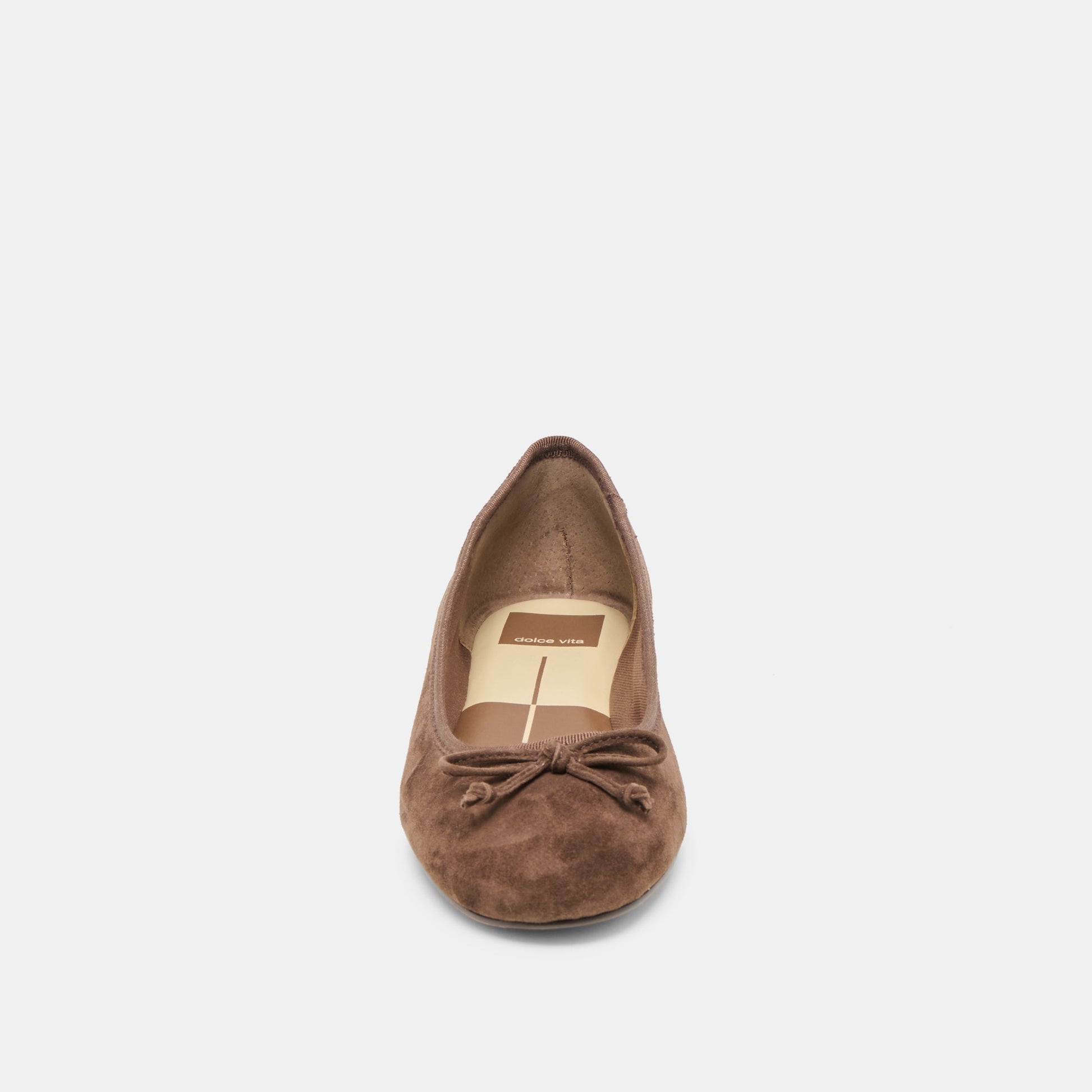 Ritla Wide Dk Brown Suede Ballet Flats Dolce Vita Online